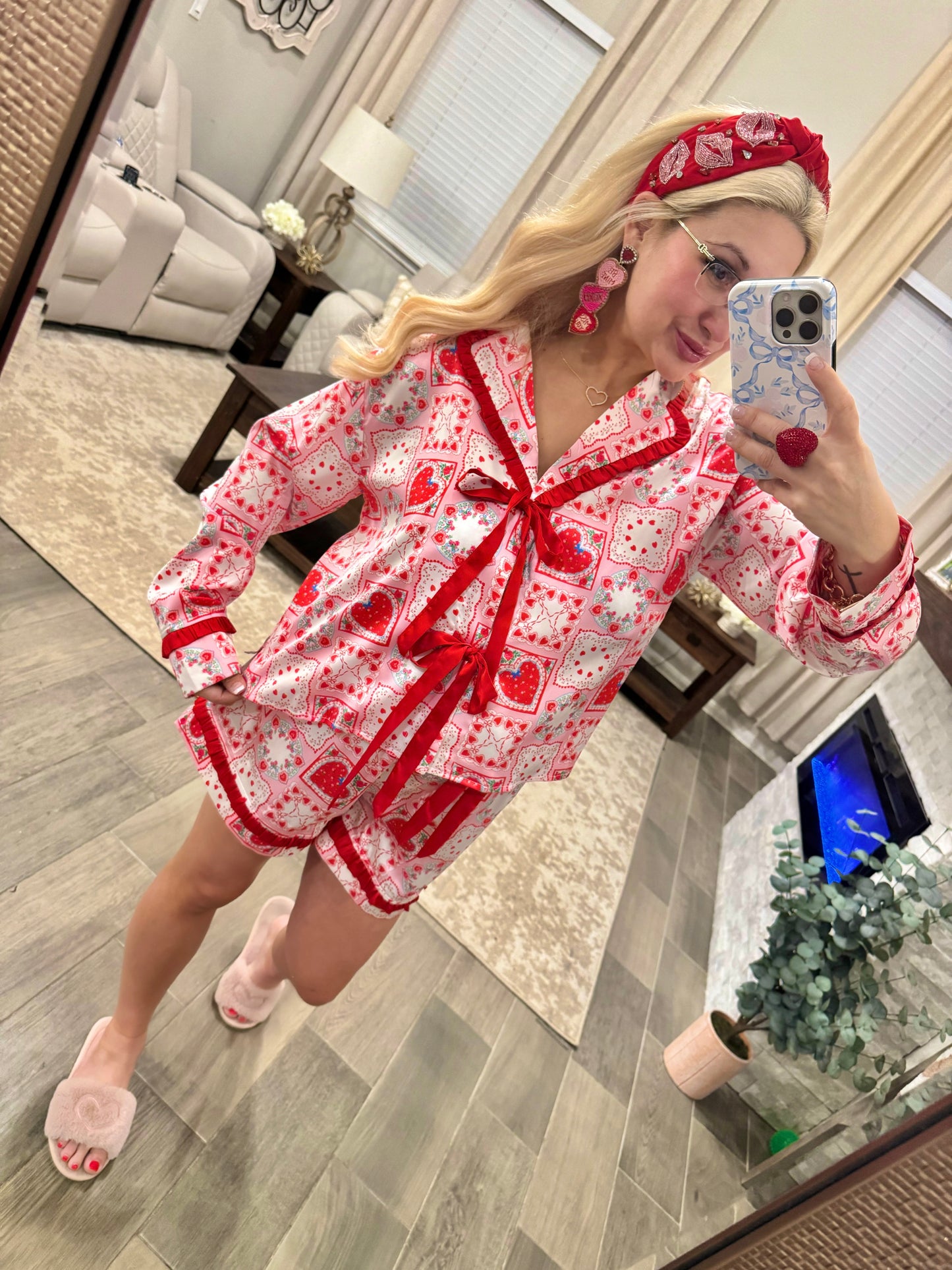 Sassy Hearts PJ Set