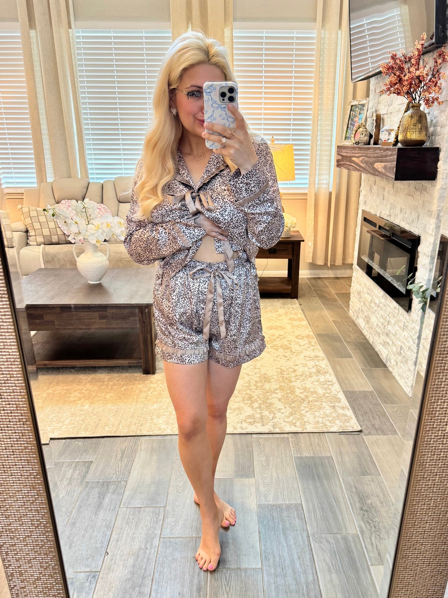 Leopard Lounge Pajama Set