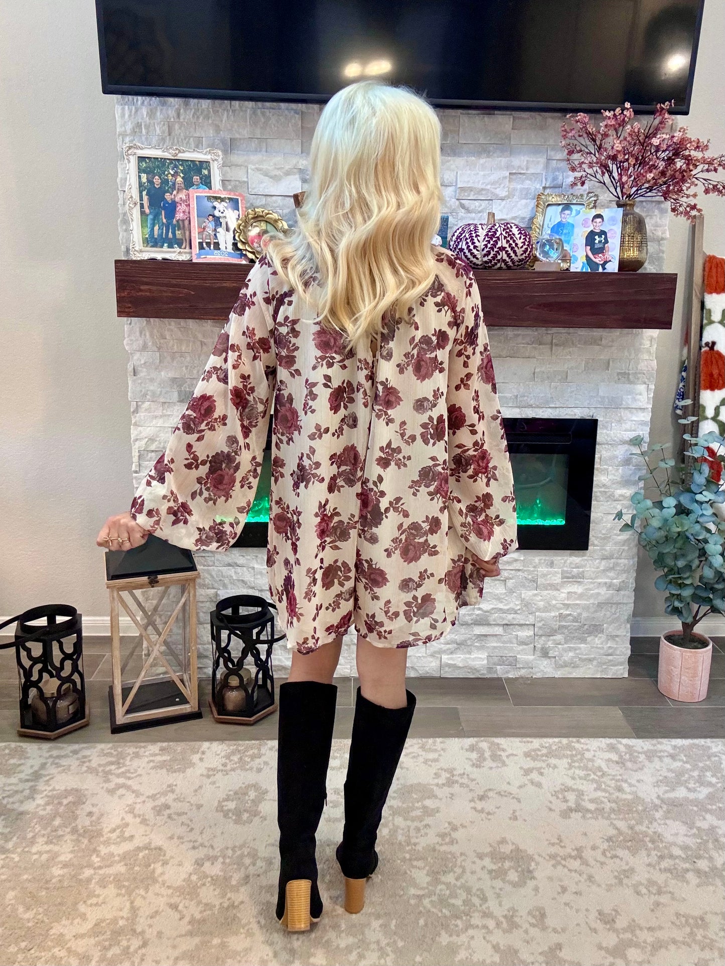 Cranberry Kisses Romper