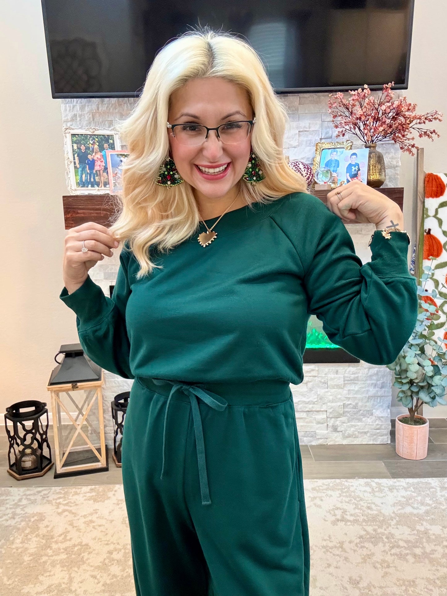 Evergreen Elegance Jumpsuit