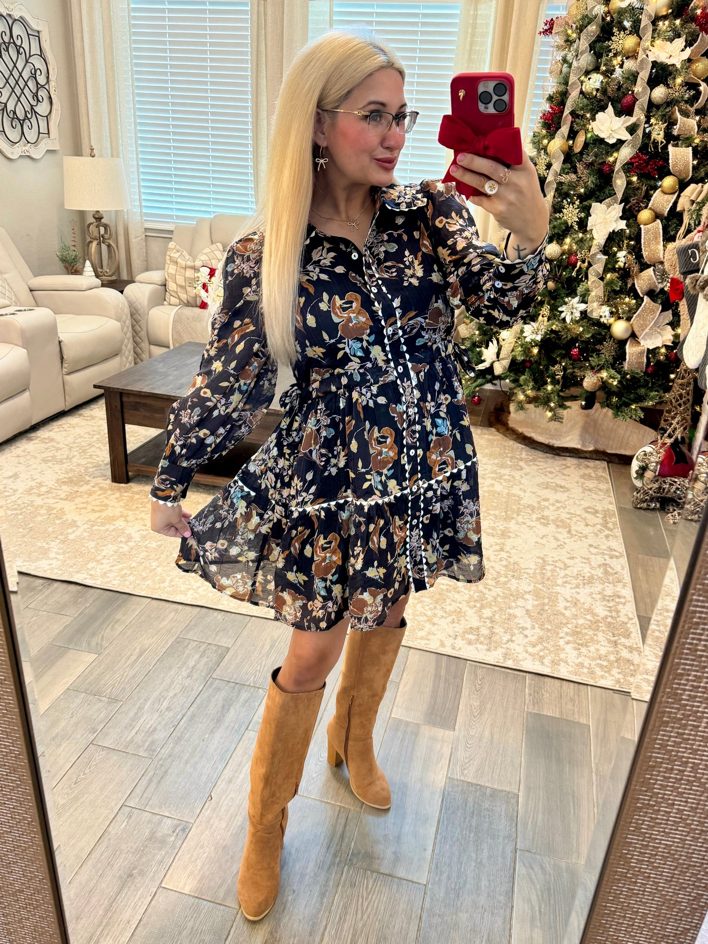 All The Floral Dress