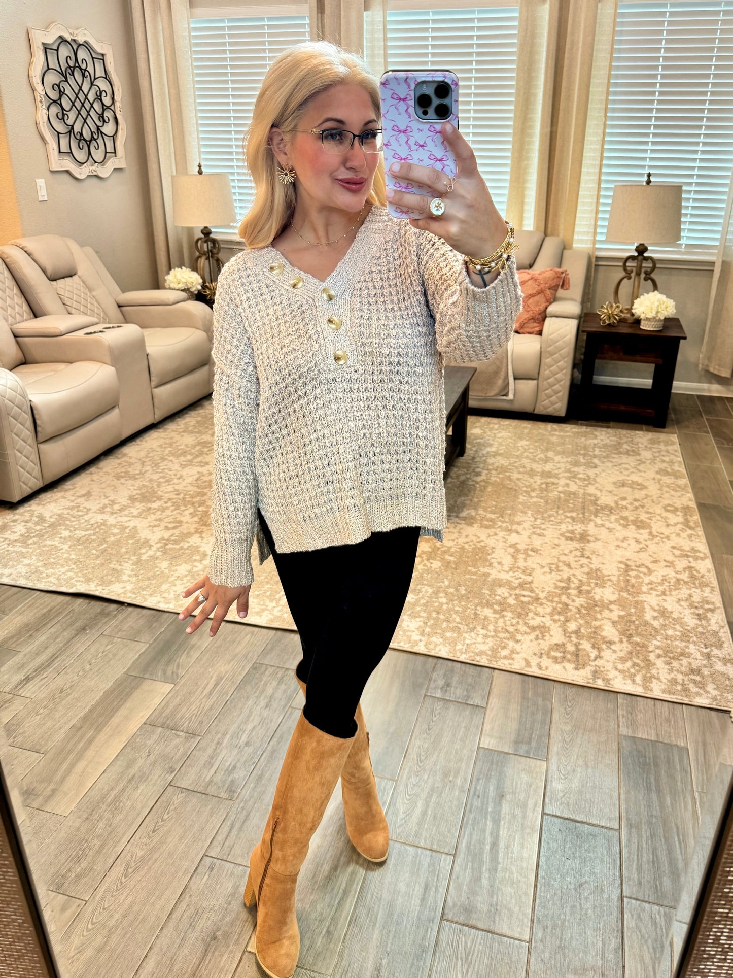 Knitted Henely Sweater