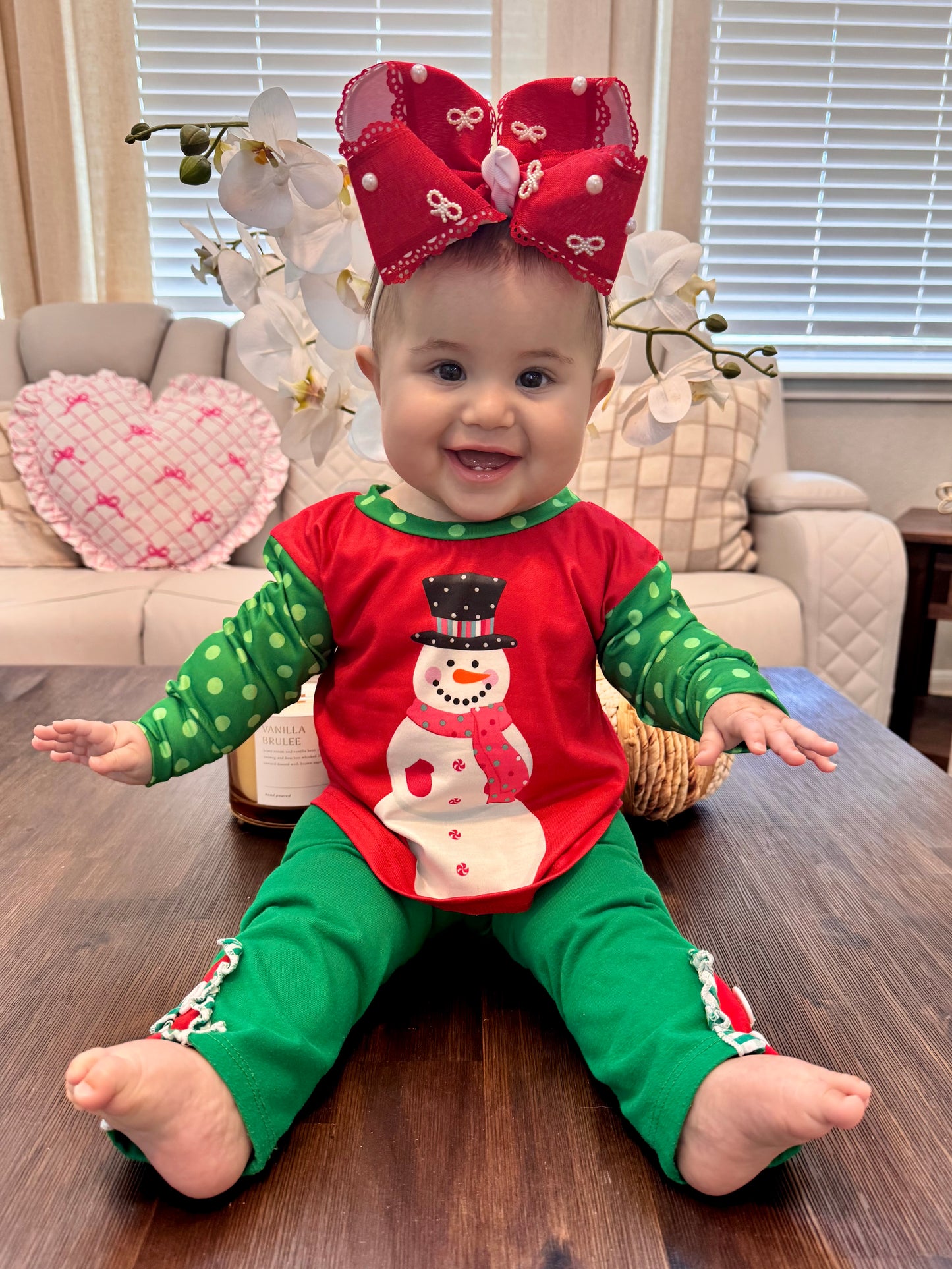 Holiday Snowman Top - MINI