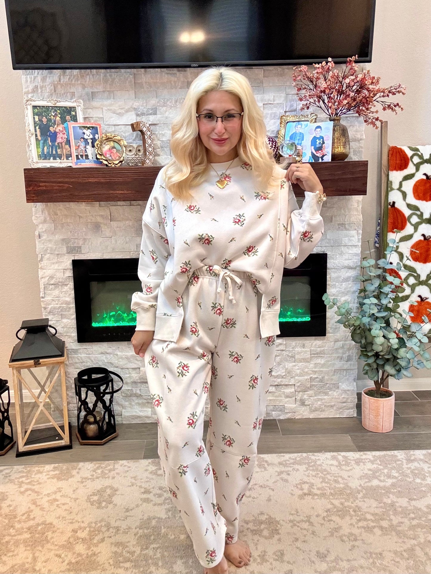 Blush & Bloom Lounge Set