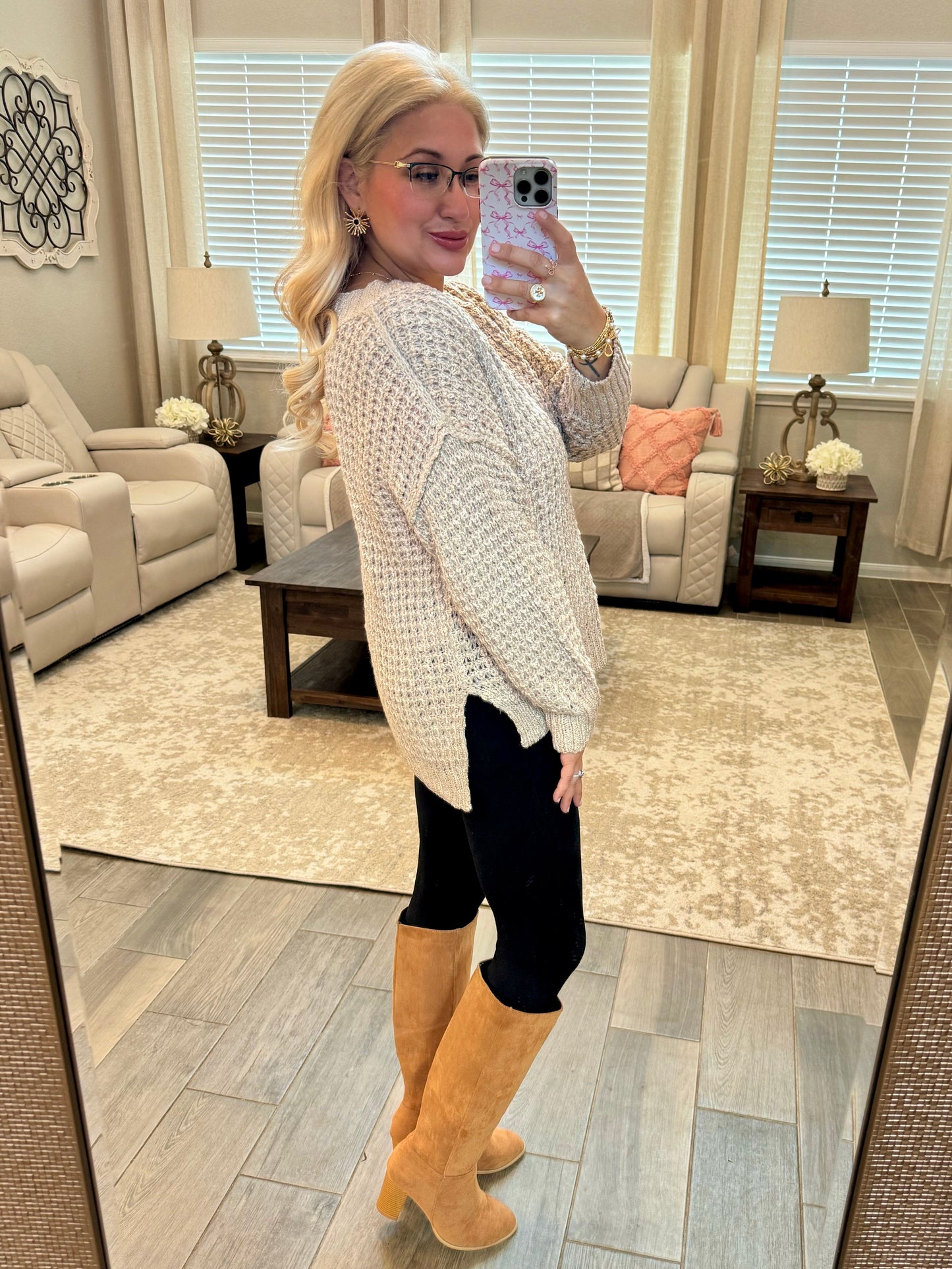 Knitted Henely Sweater