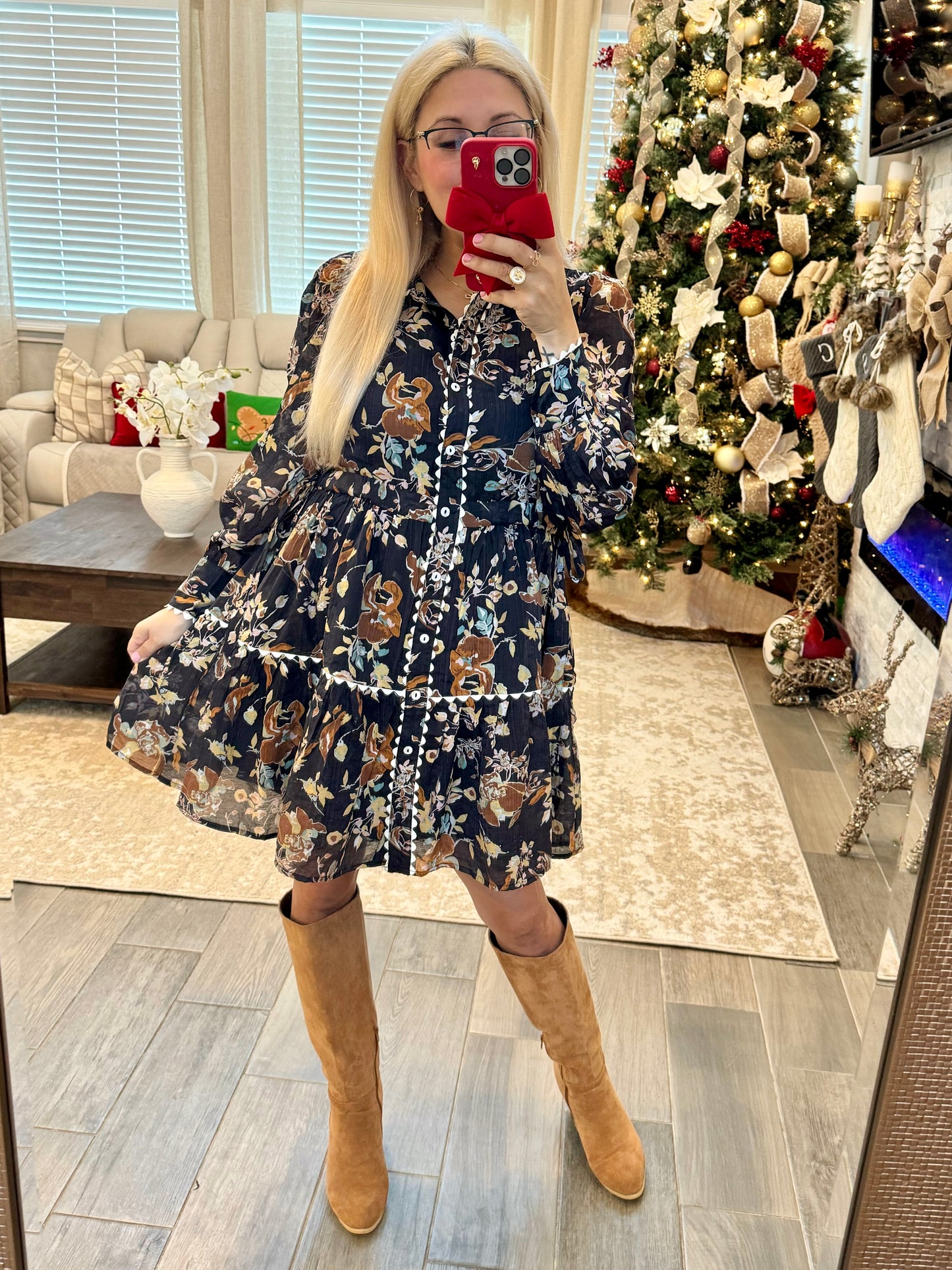 All The Floral Dress