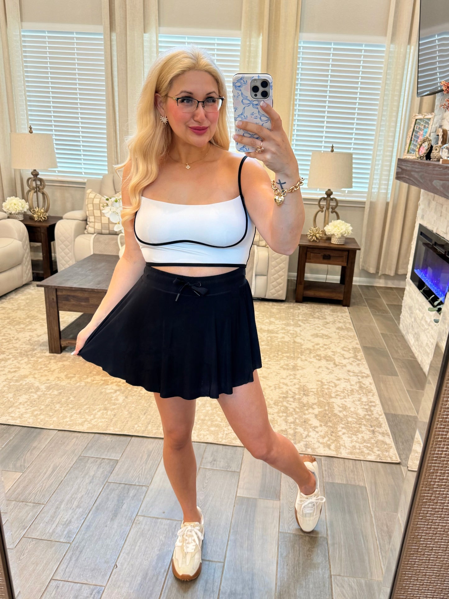 Sculpting Bra Tank - White