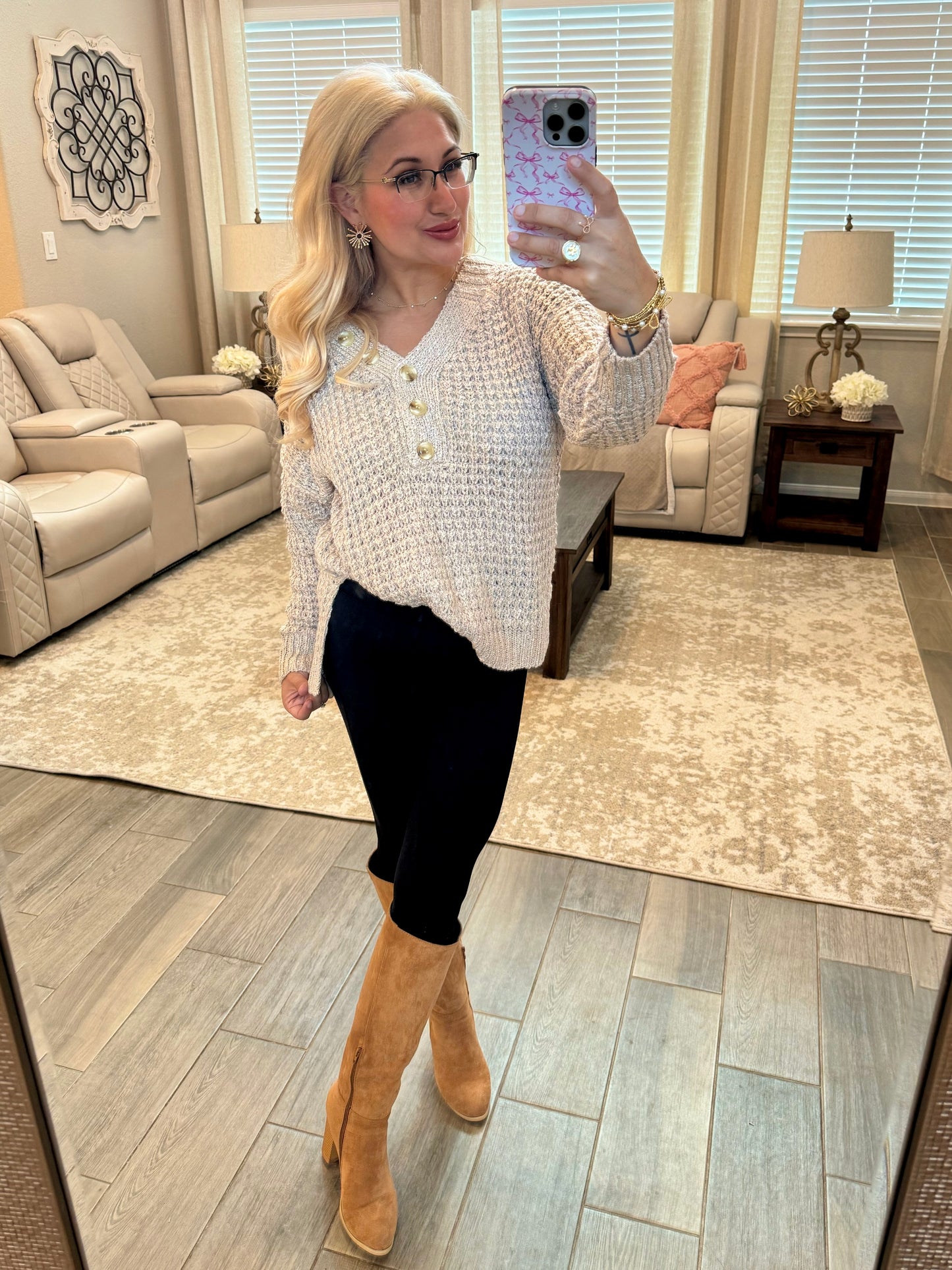 Knitted Henely Sweater