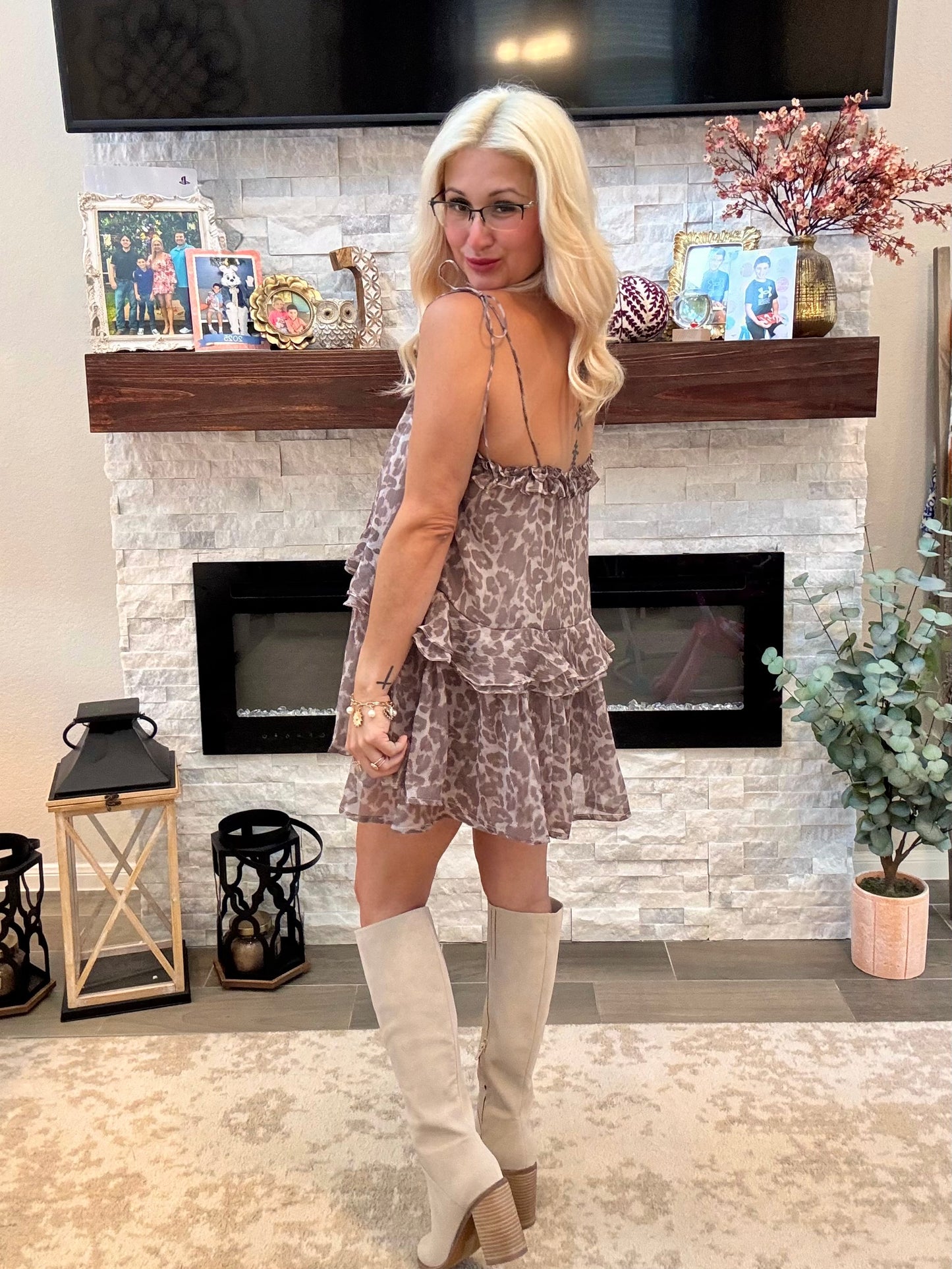 Wild Whimsy Ruffle Romper