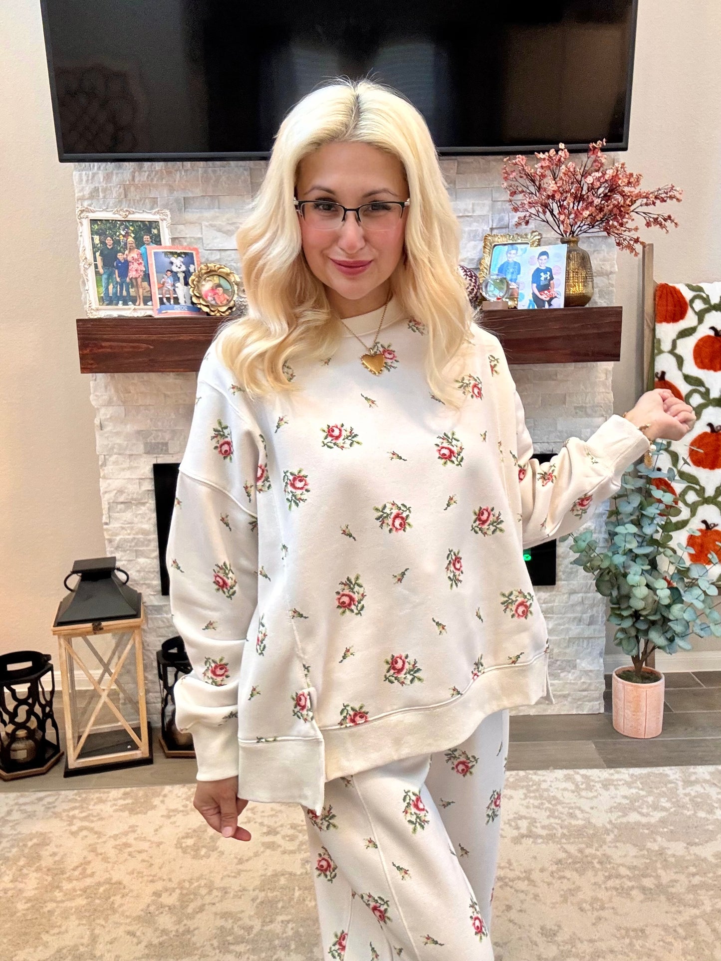 Blush & Bloom Lounge Set