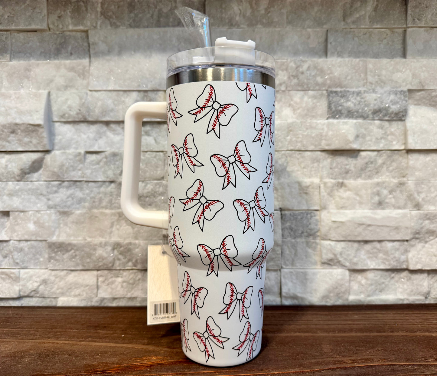 Baseball Bow Cup - 1 left!