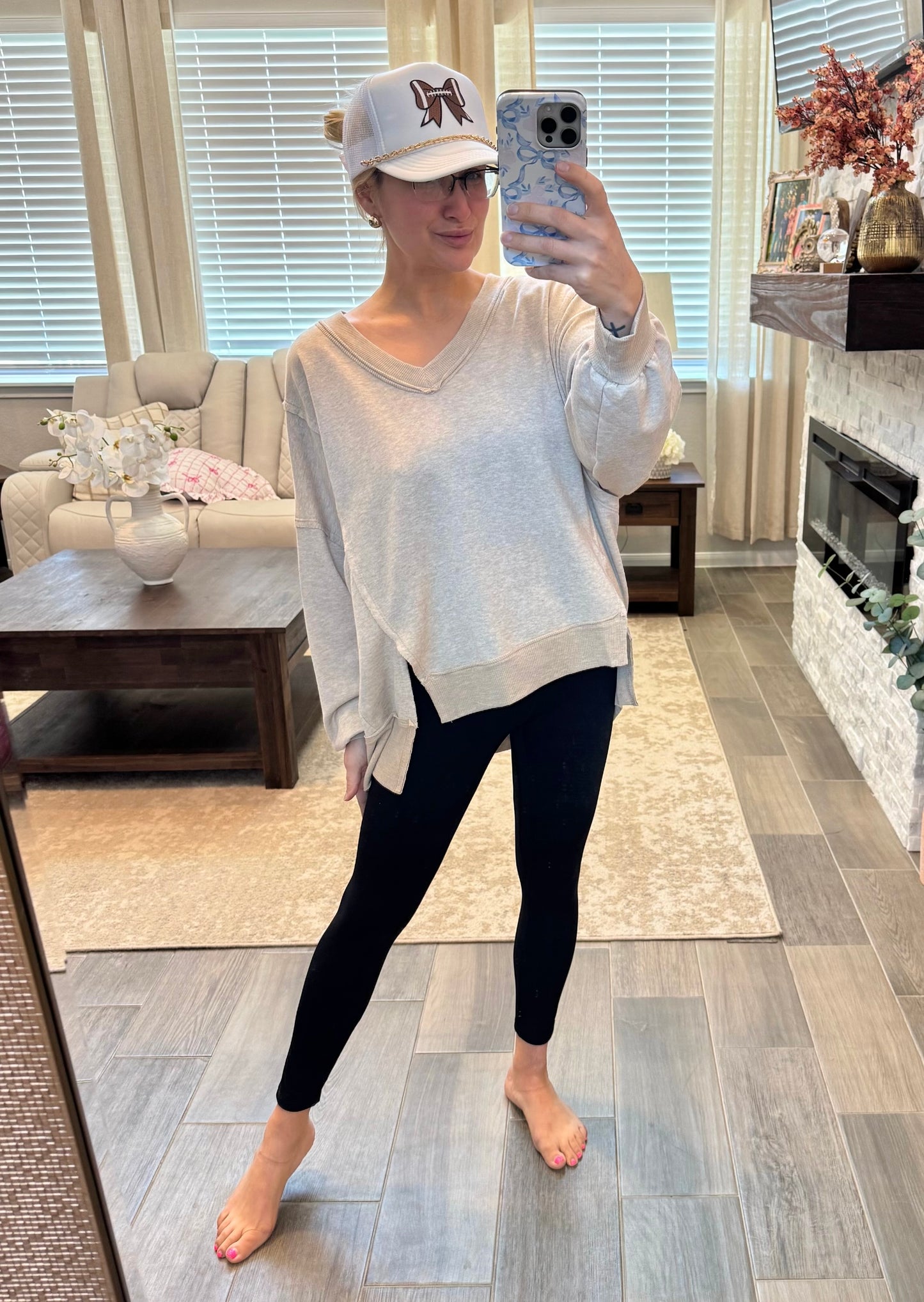 Cozy Latte Pullover S-XL