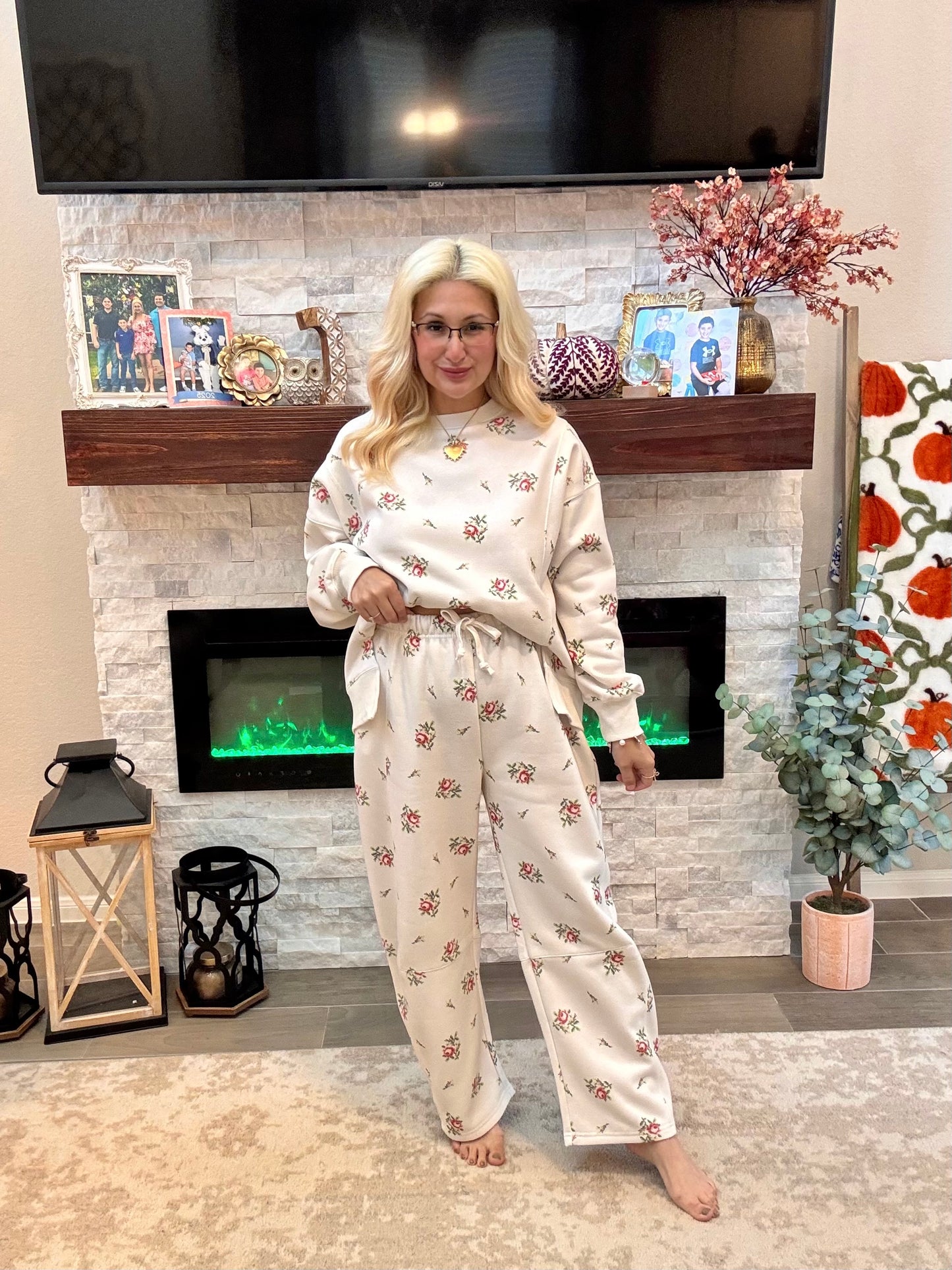 Blush & Bloom Lounge Set
