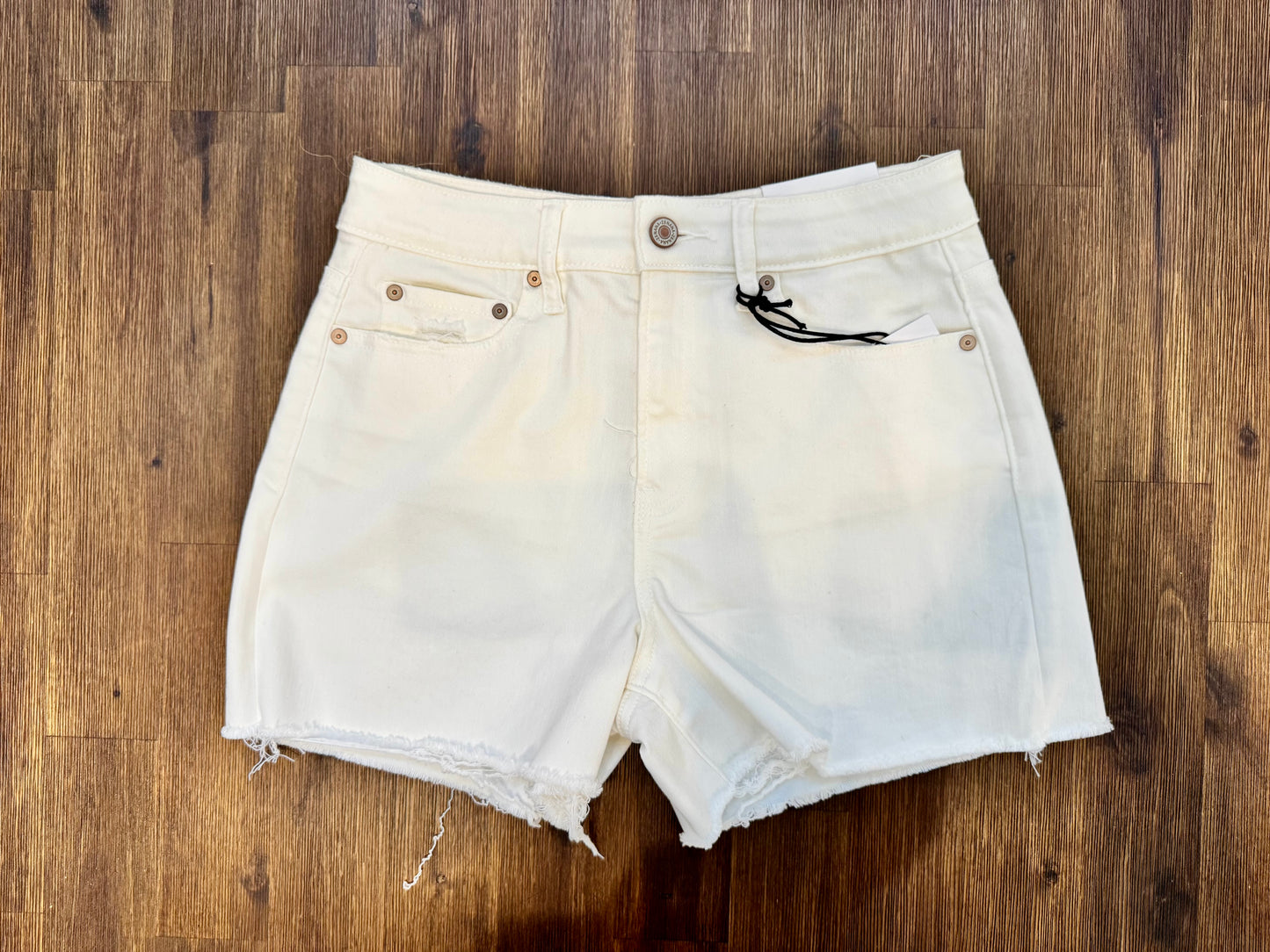 White Denim Jean Shorts