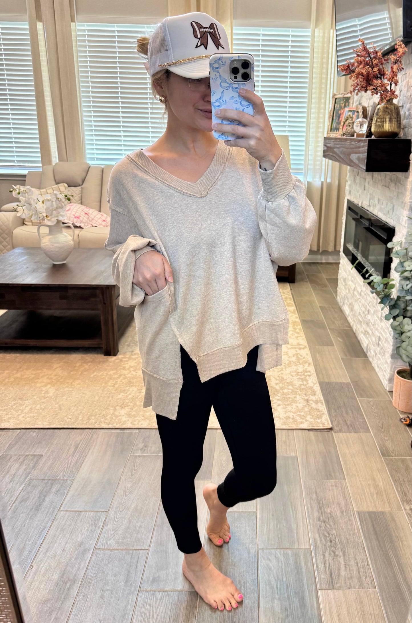 Cozy Latte Pullover S-XL