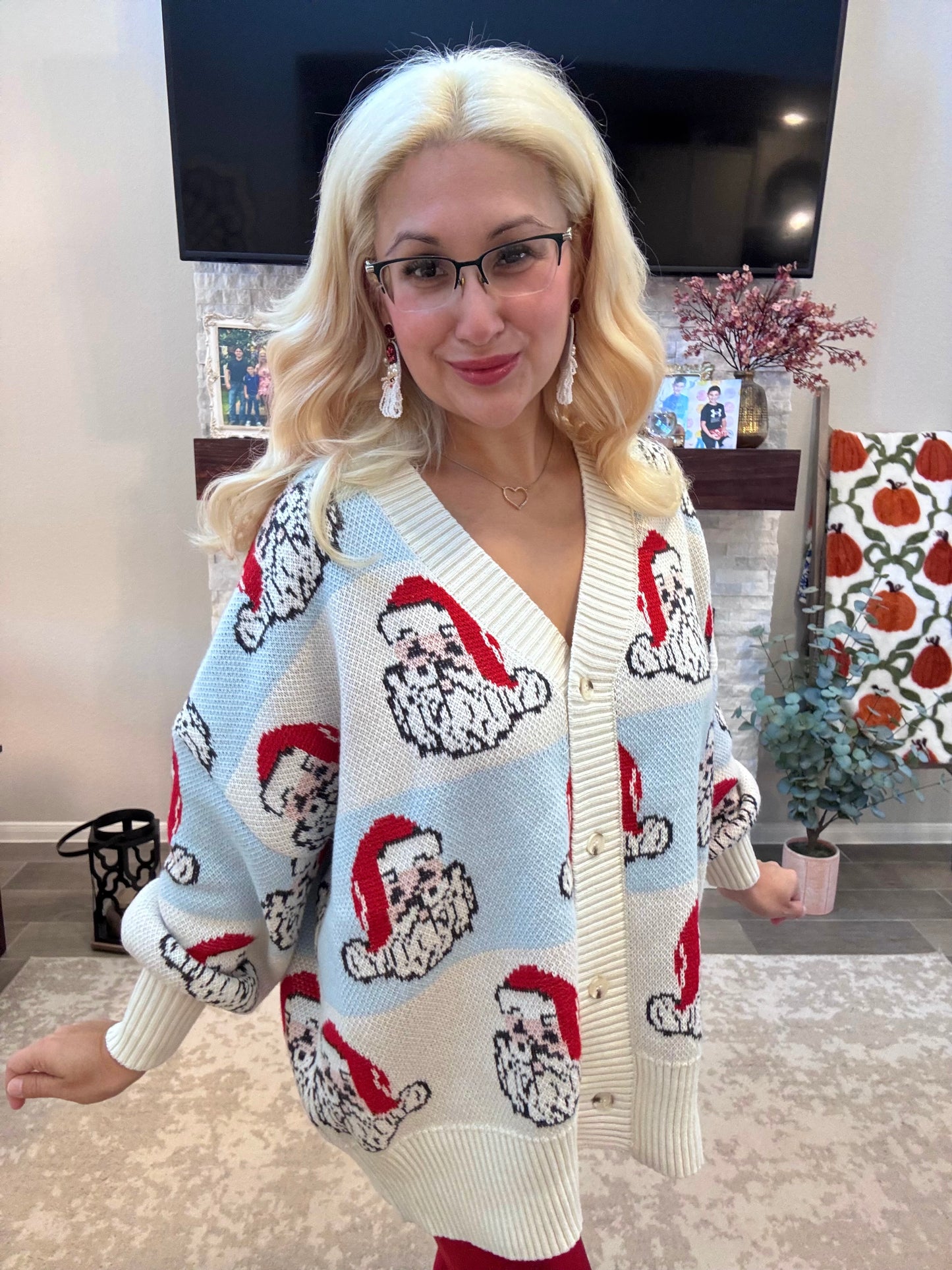 Sleigh In Santa Cardigan