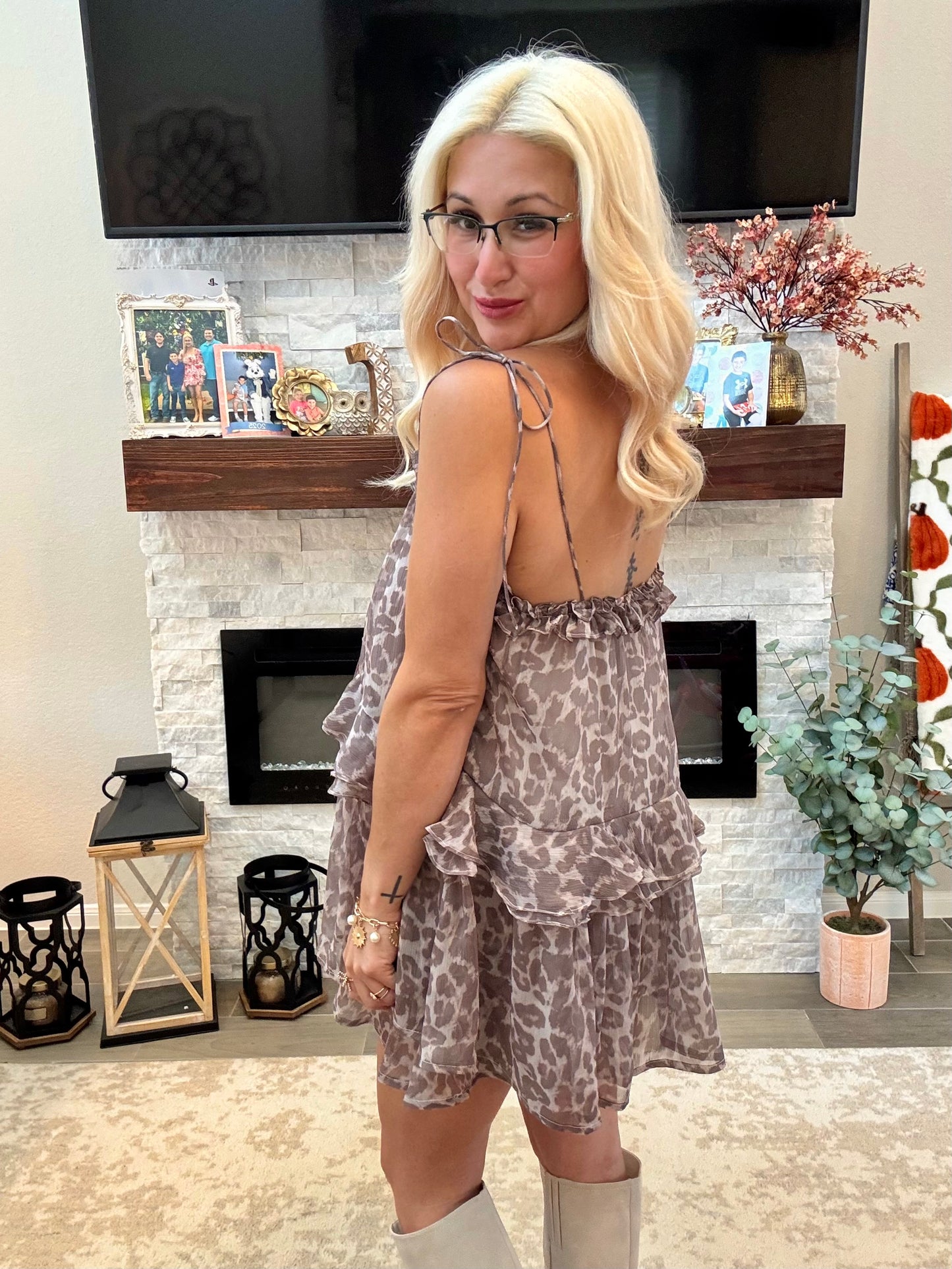 Wild Whimsy Ruffle Romper
