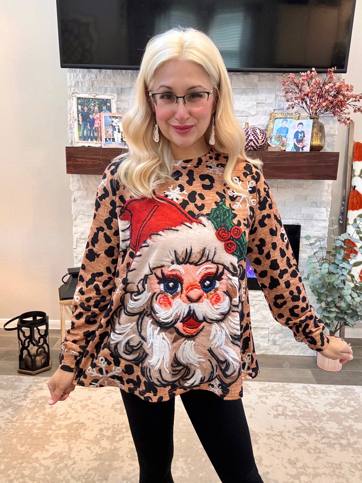 Vintage Santa Top