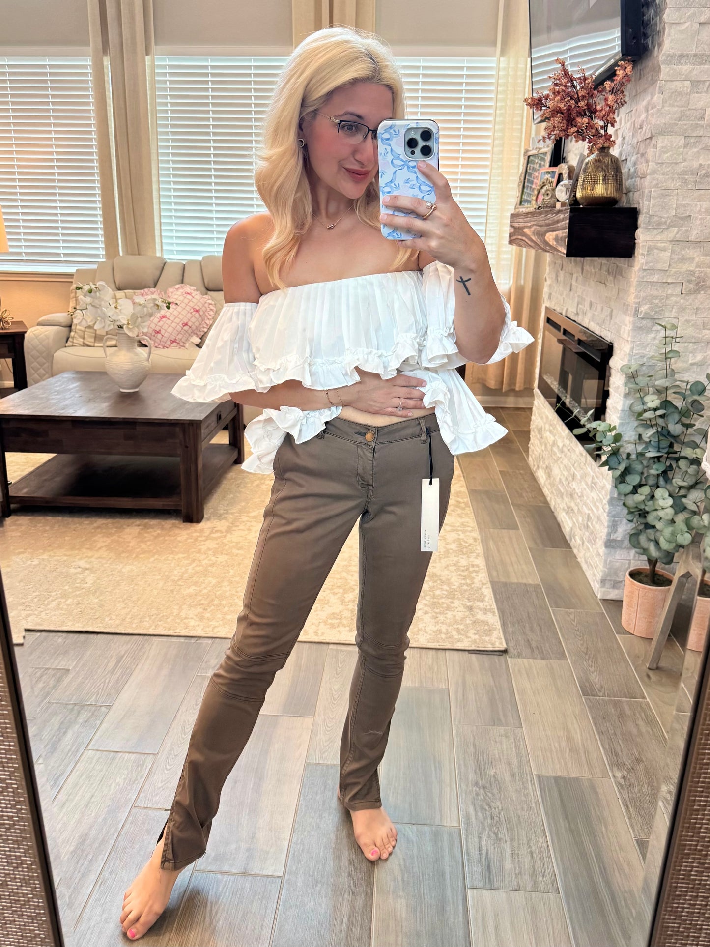 Statement Mocha Pants