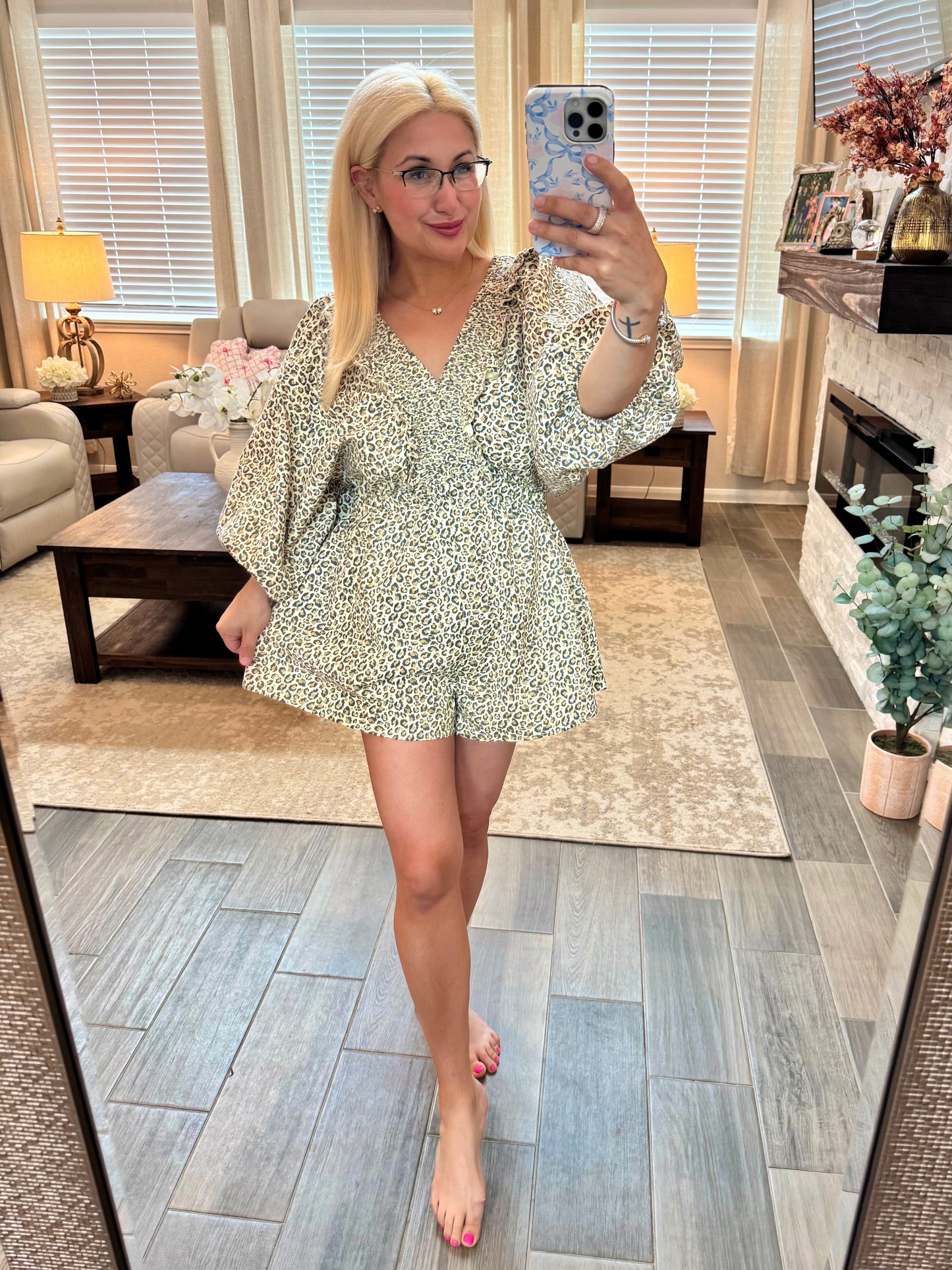 Sassy In Leopard Romper