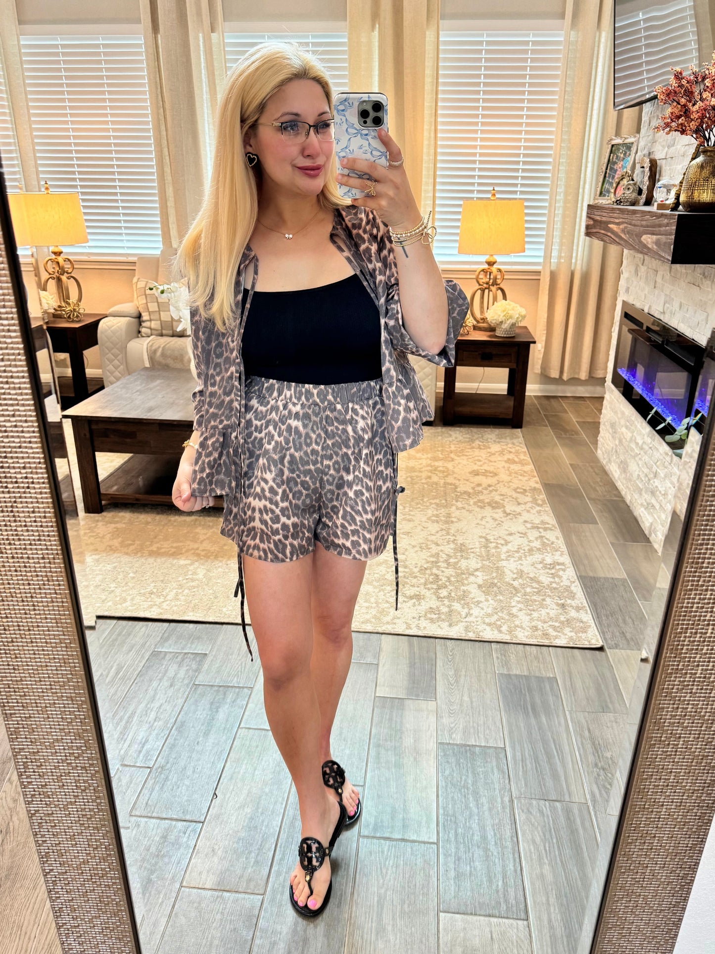 Leopard Bow Set
