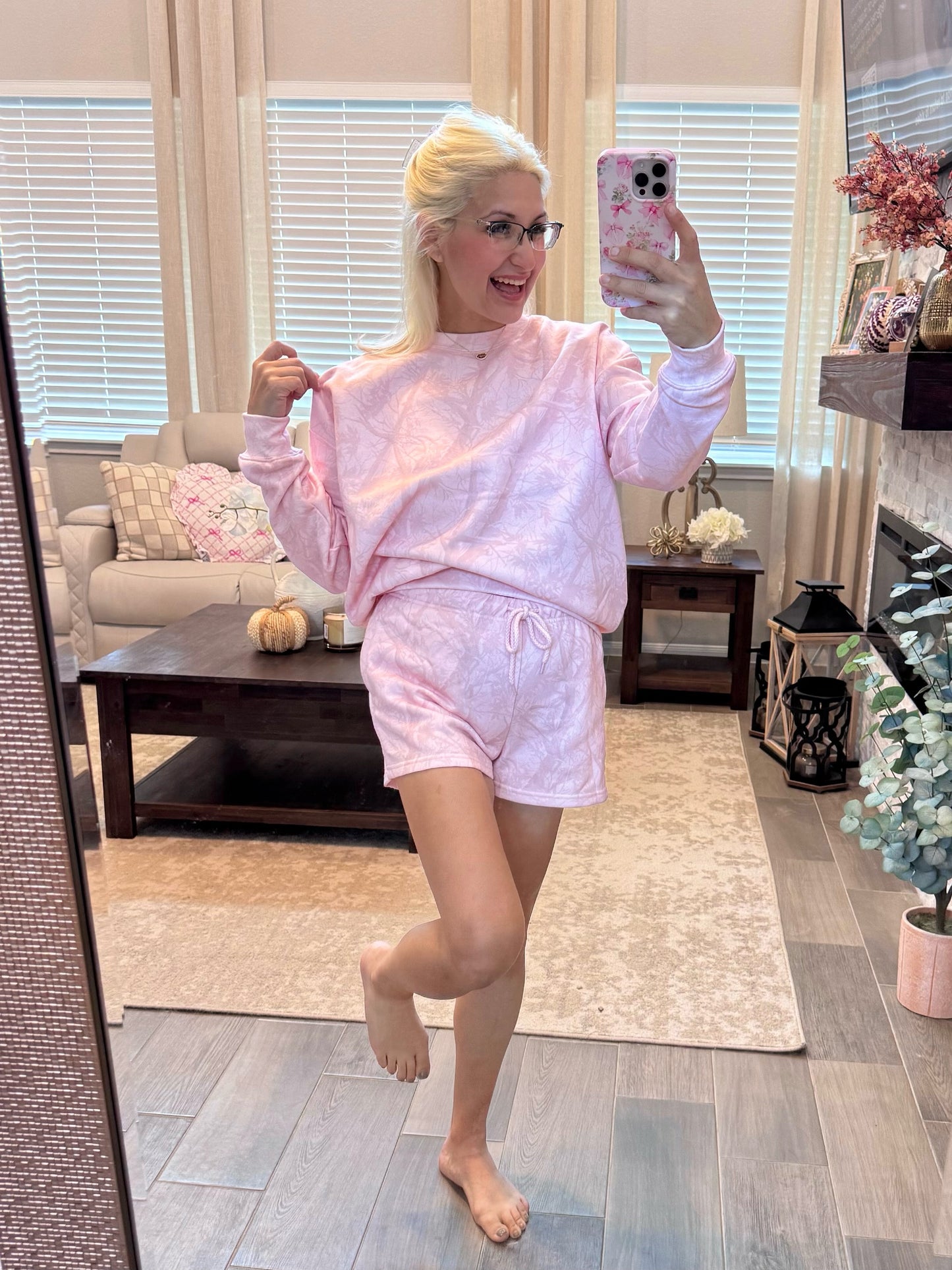 Pretty In Pink Camo Set