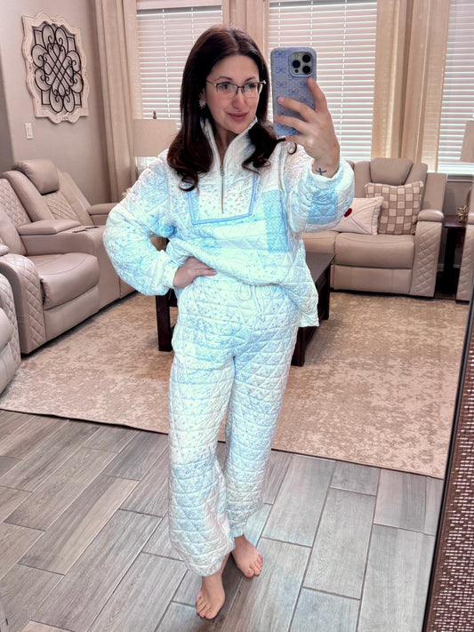 Bluebird Morning Quilted Bottoms