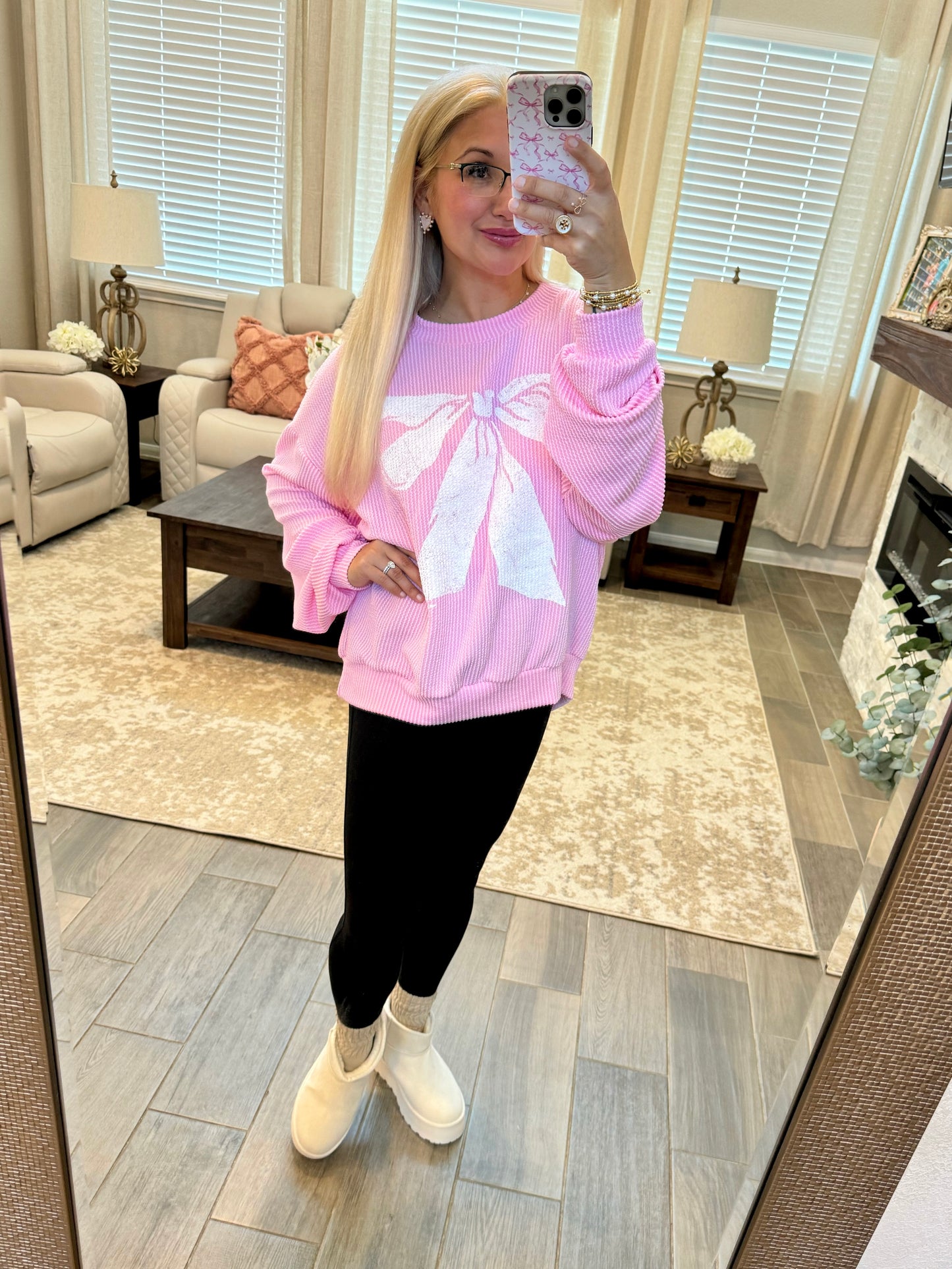 Pretty In Bows Pullover