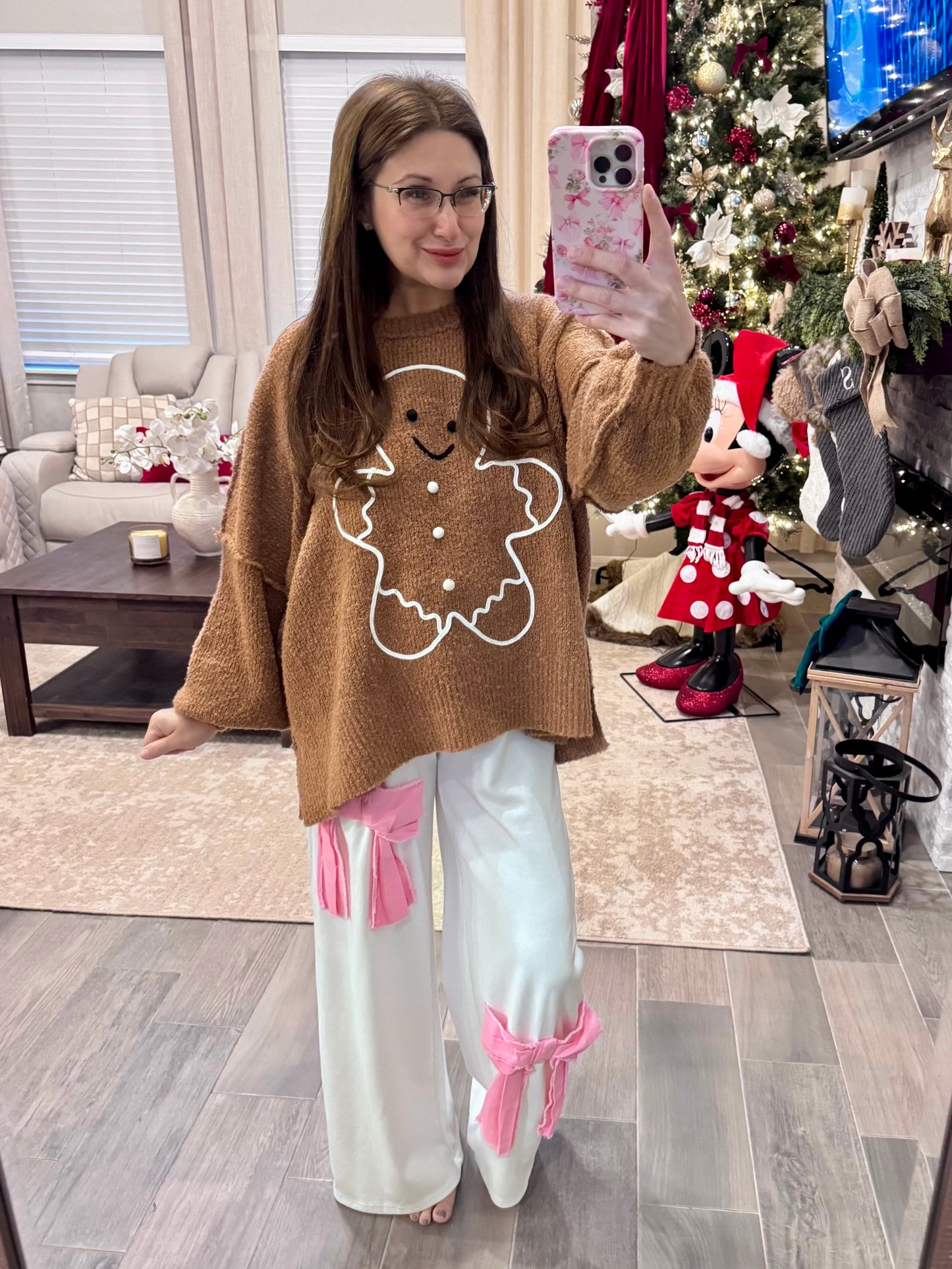 Cozy Gingerbread Sweater