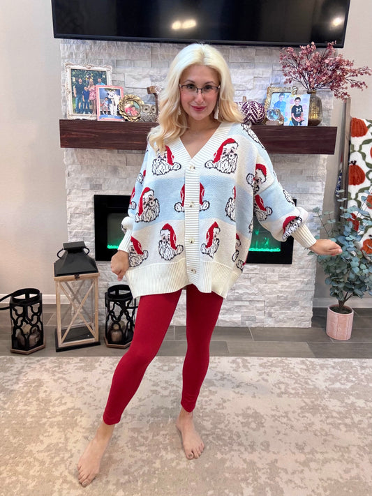 Sleigh In Santa Cardigan
