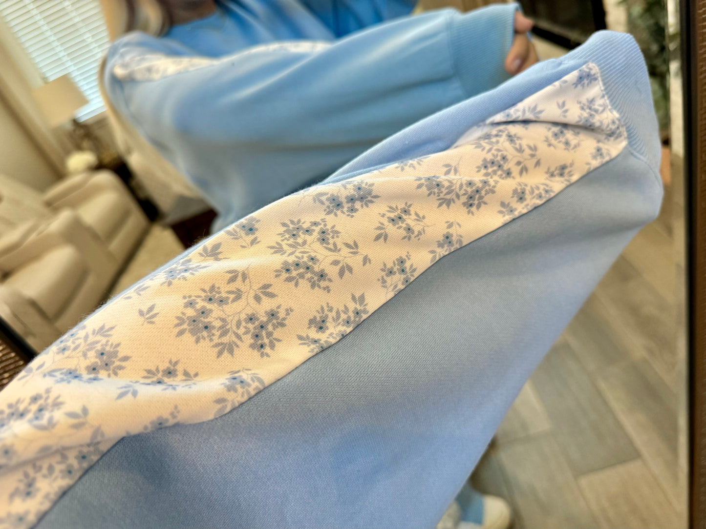 Frosty Snow Baby Blue Set