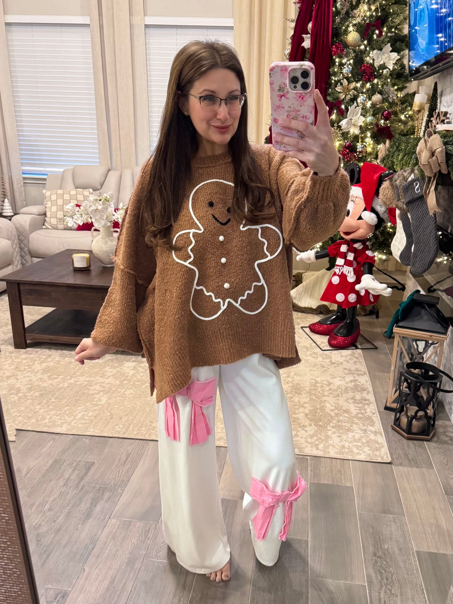 Cozy Gingerbread Sweater