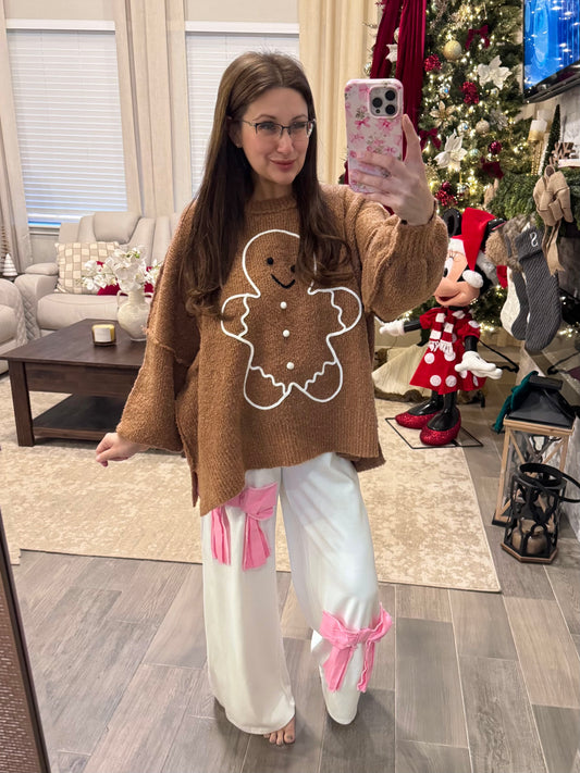 Cozy Gingerbread Sweater