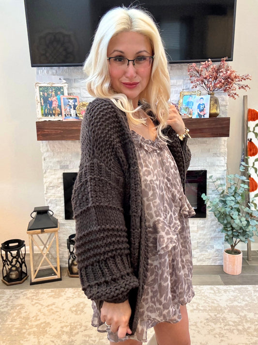Cozy Coco Knit Cardigan