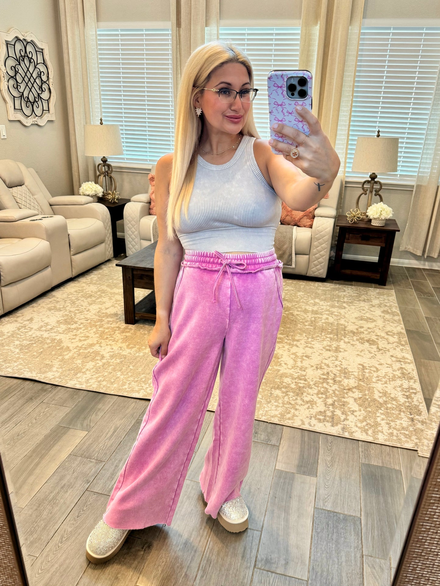 Let’s Keep It Simple Pants - MAUVE