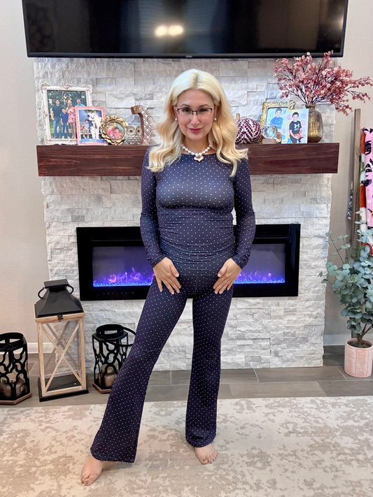 Midnight Dots Active Bottoms