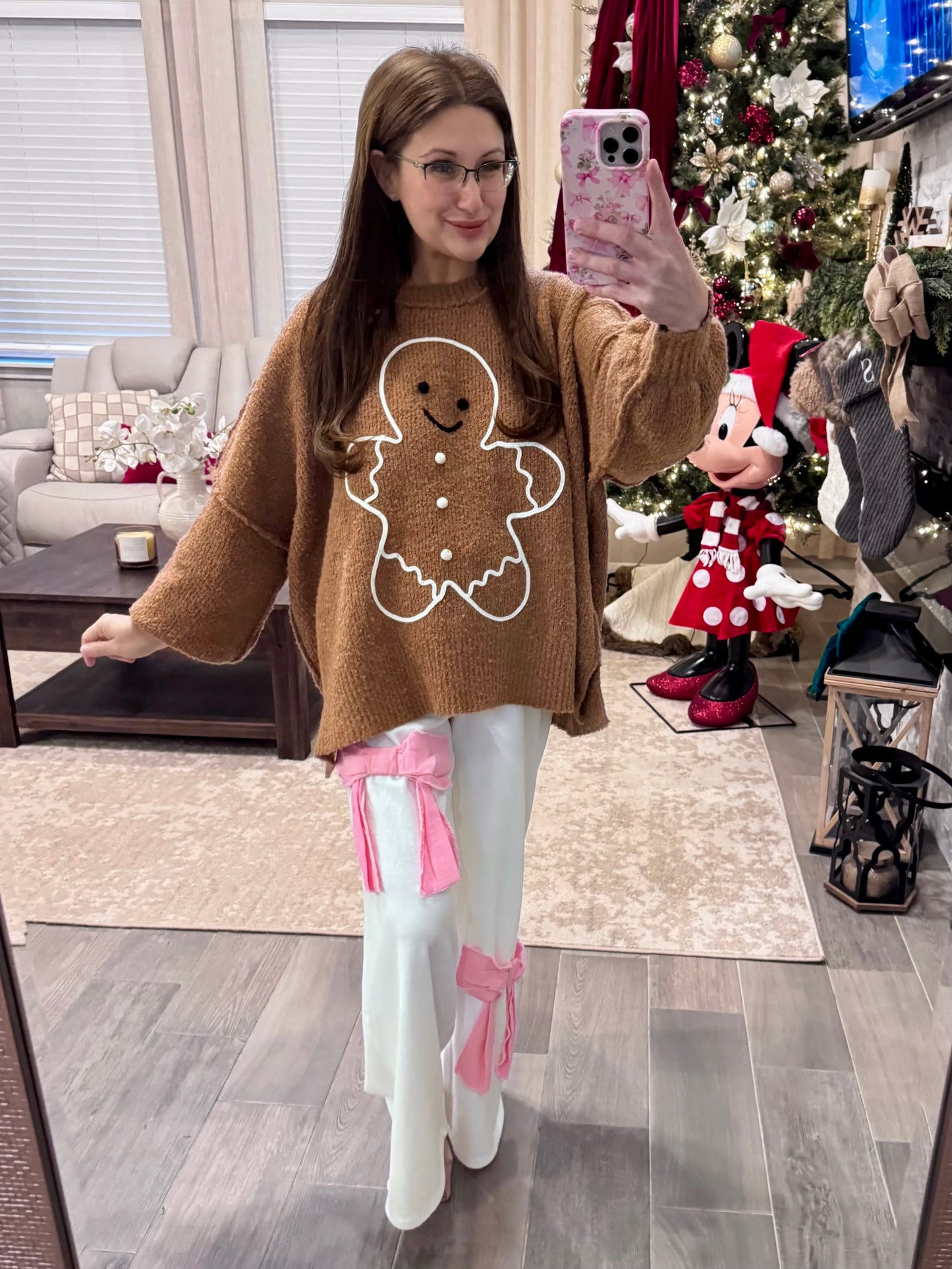 Cozy Gingerbread Sweater