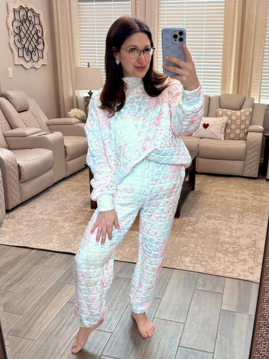 Blooming Blush Quilted Bottoms