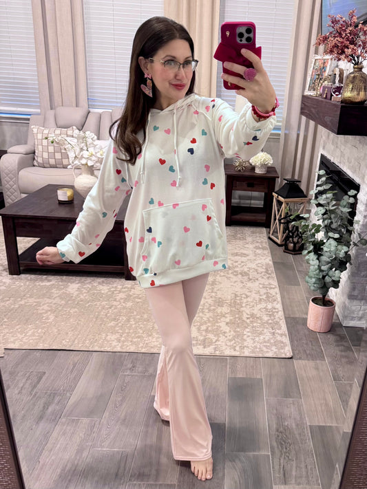 Love Notes Lounge Hooded Pullover