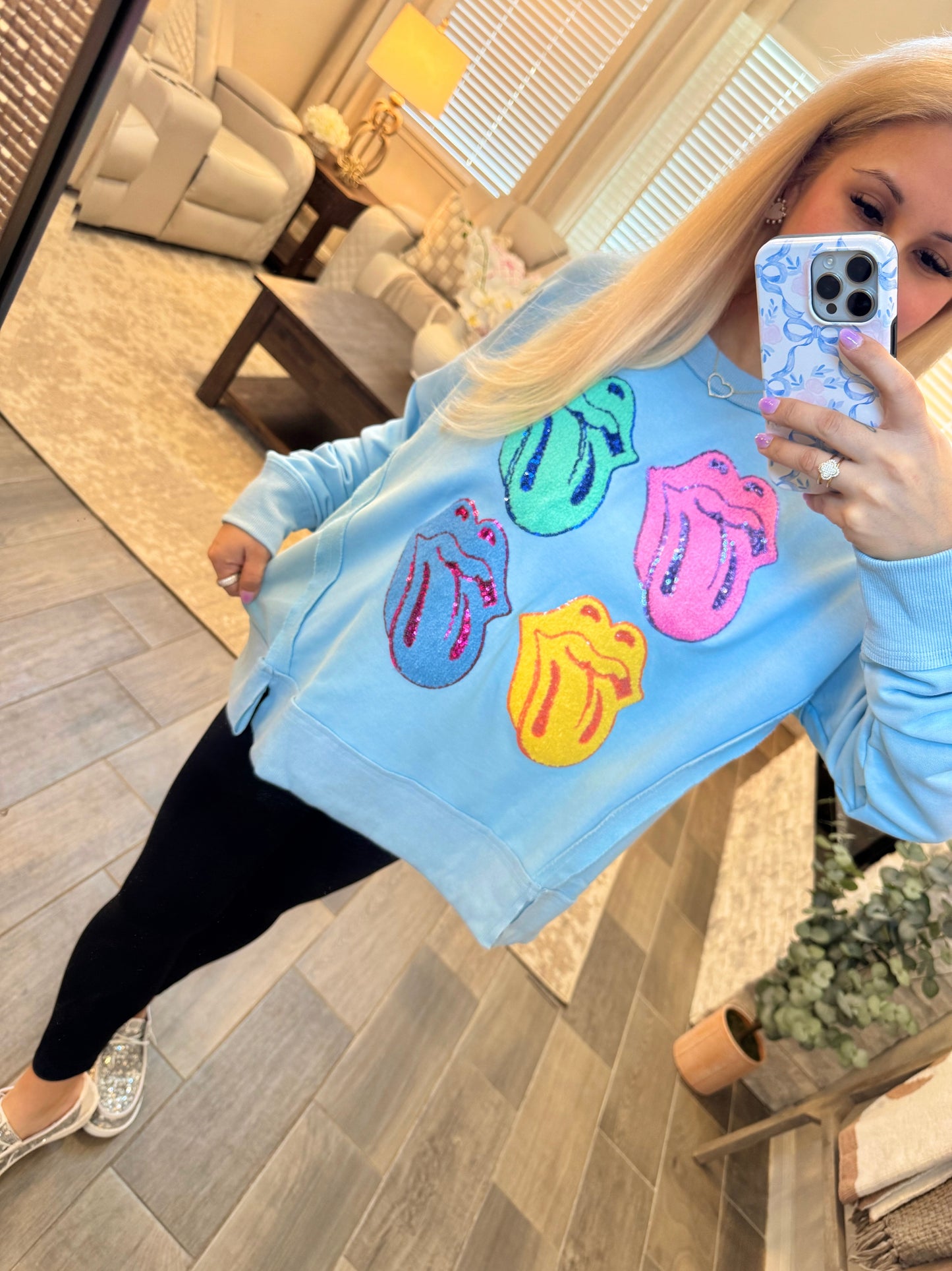 Rolling Stones Baby Blue Pullover