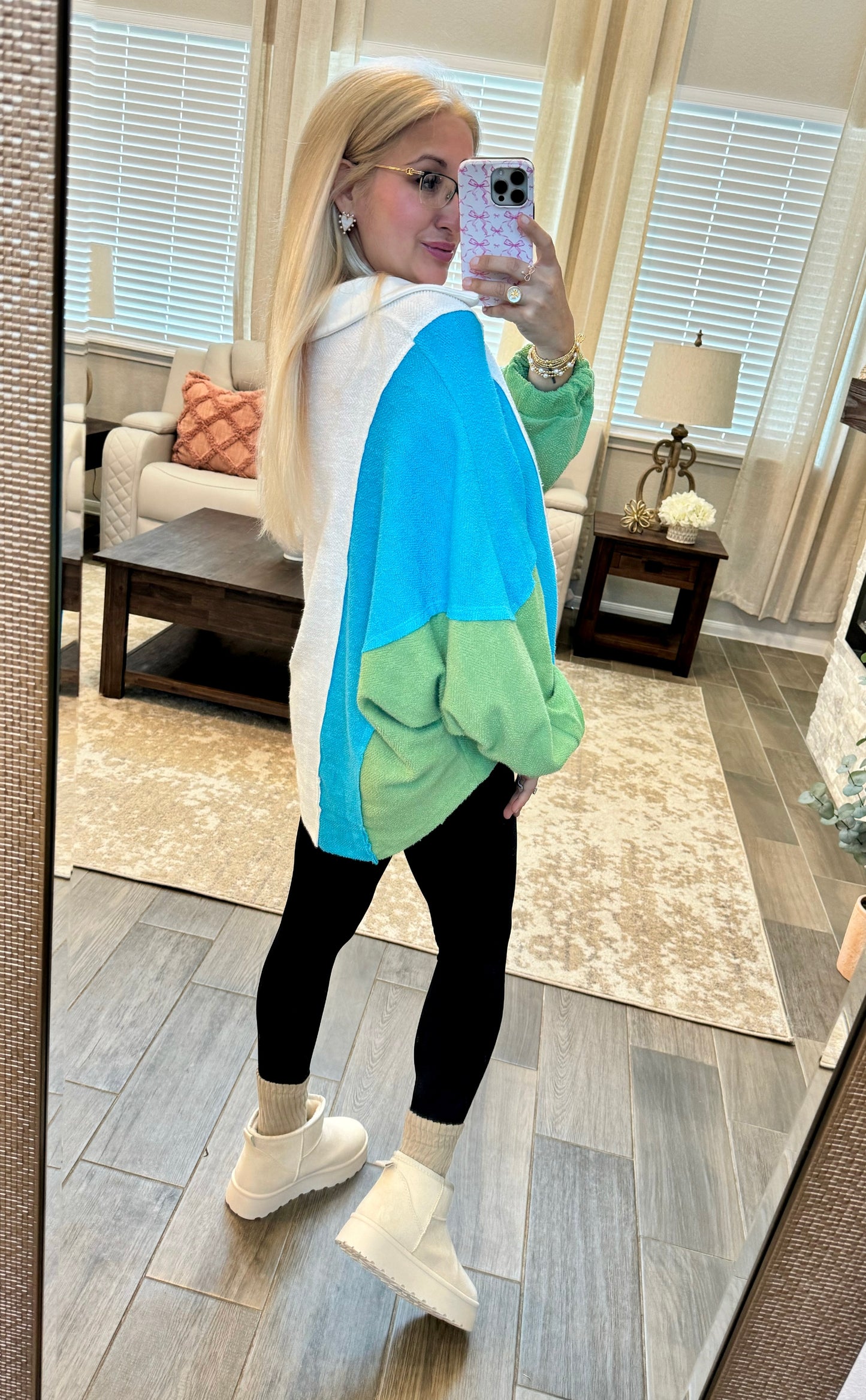 Ocean Breeze Oversized Pullover