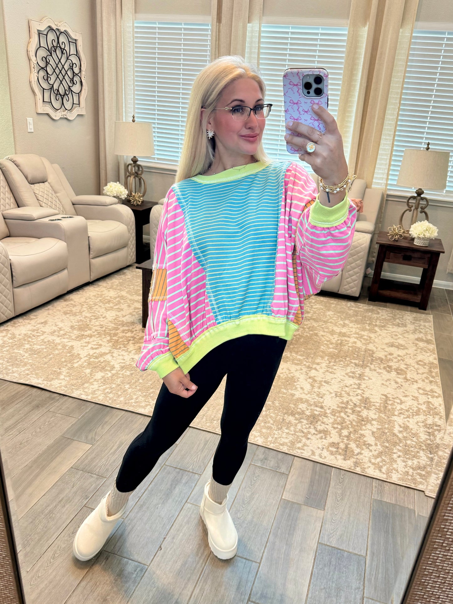 Stripes For Days Pullover - Colorful