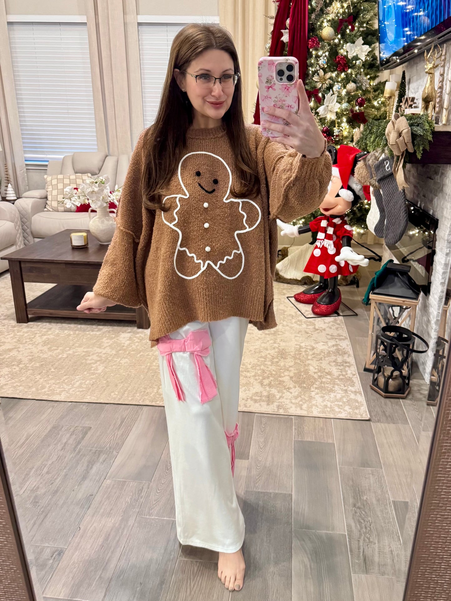 Cozy Gingerbread Sweater