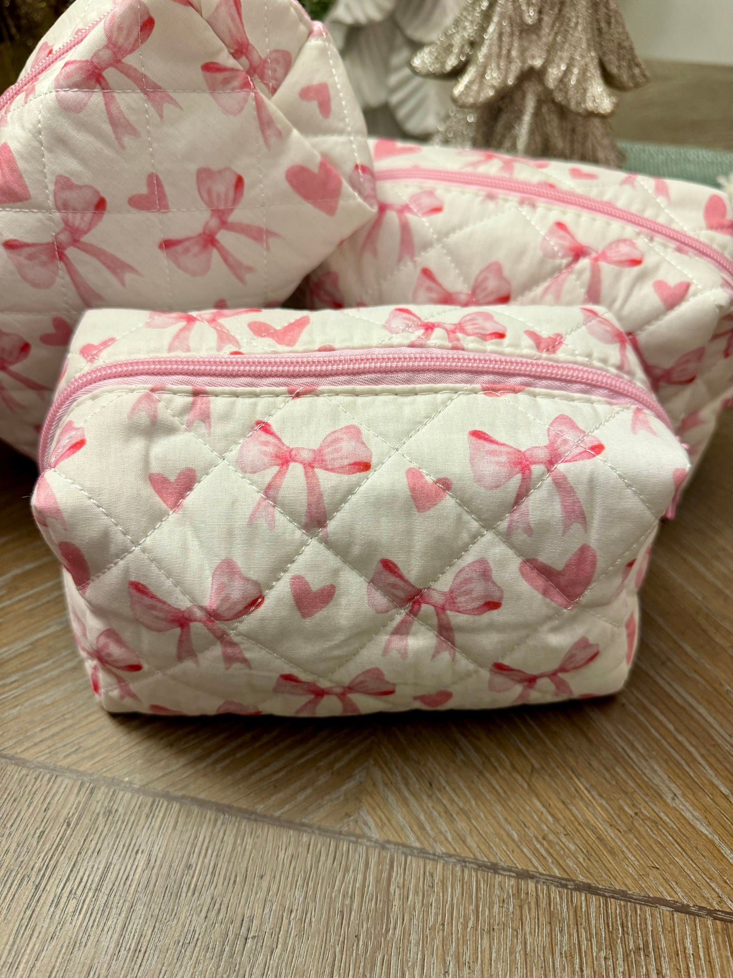 Pink Bow Heart Mini Bag