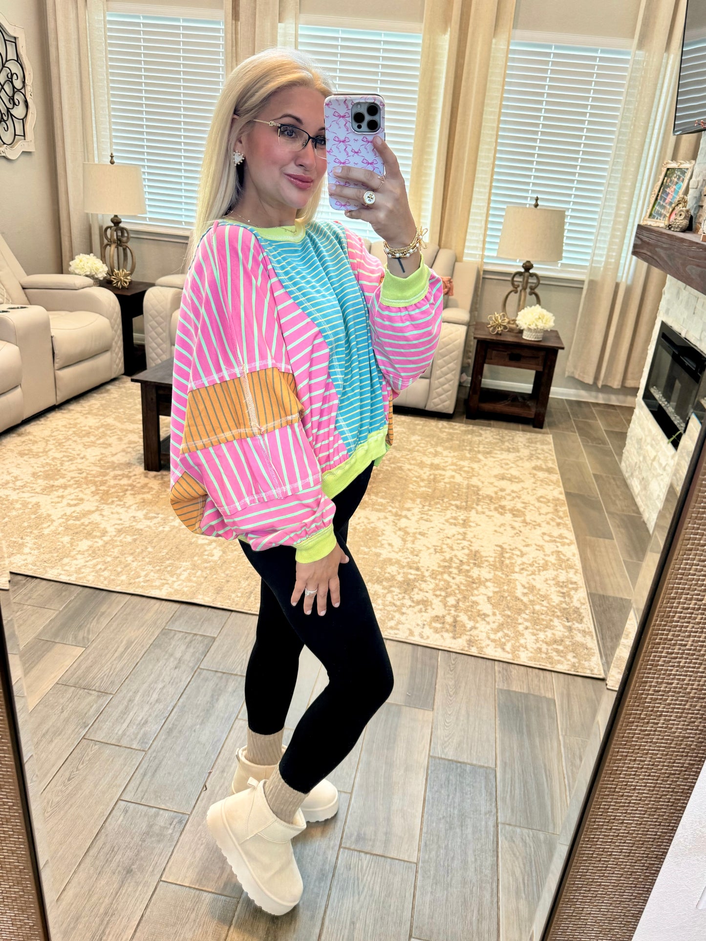 Stripes For Days Pullover - Colorful