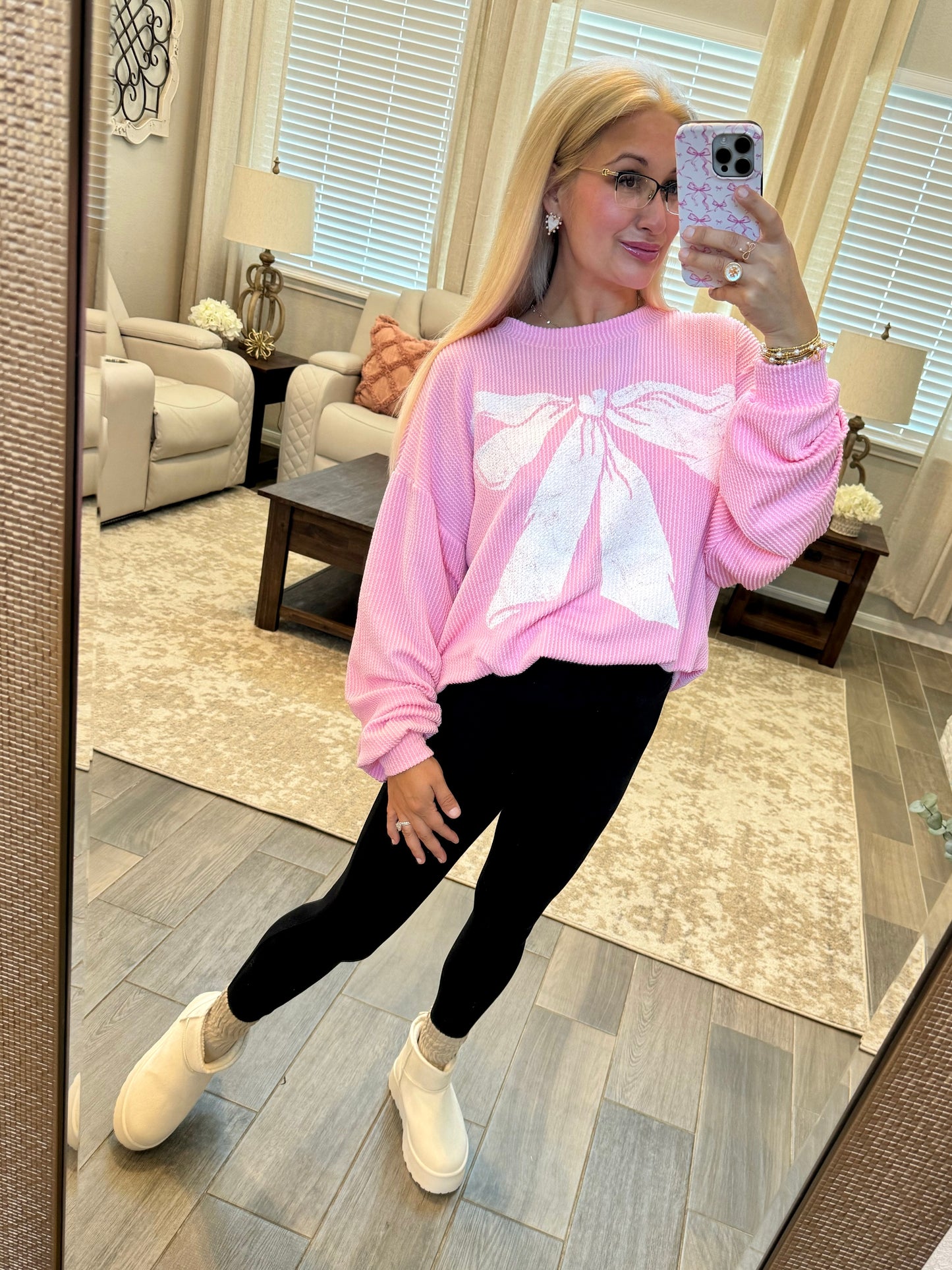 Pretty In Bows Pullover