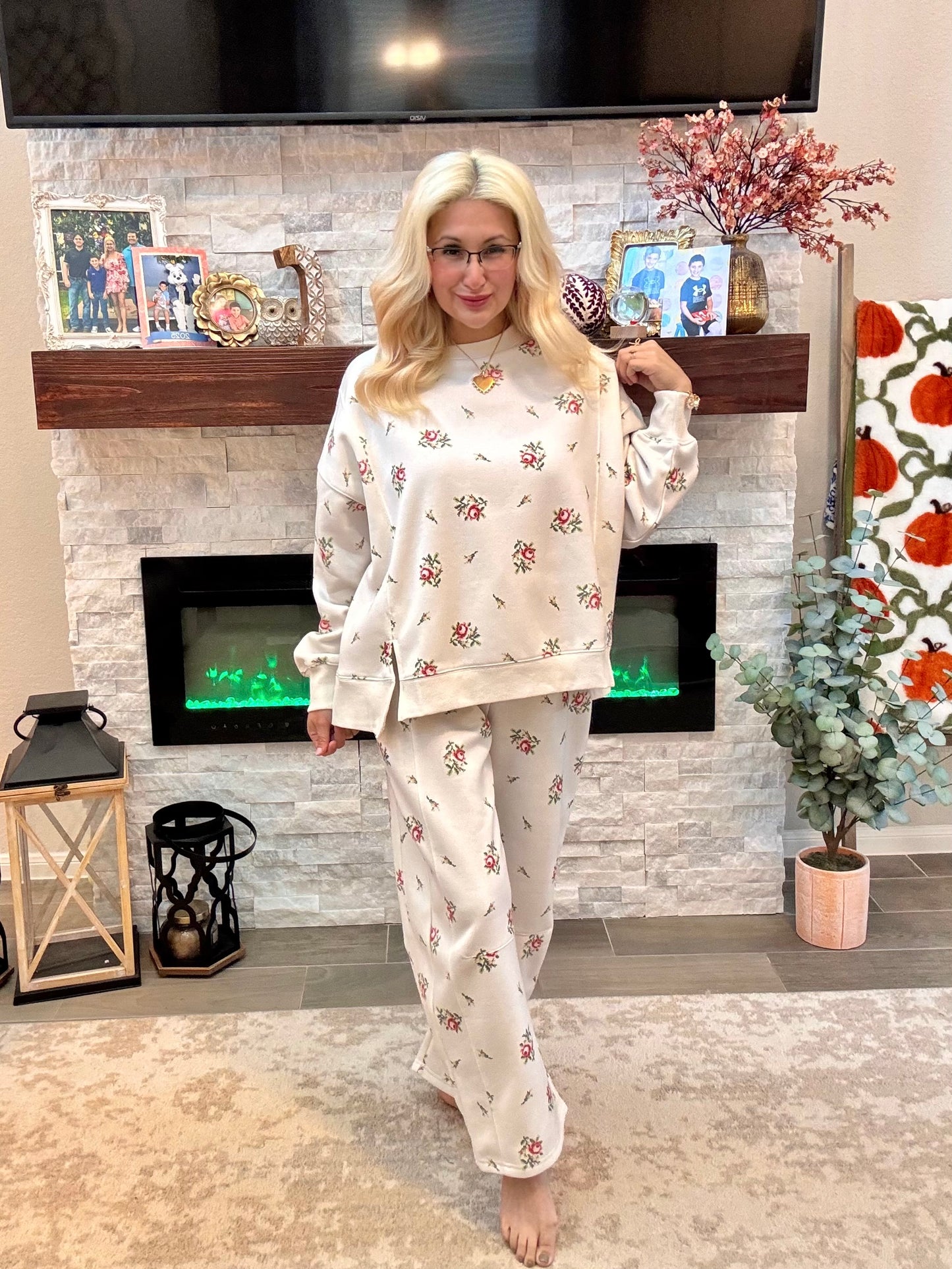 Blush & Bloom Lounge Set