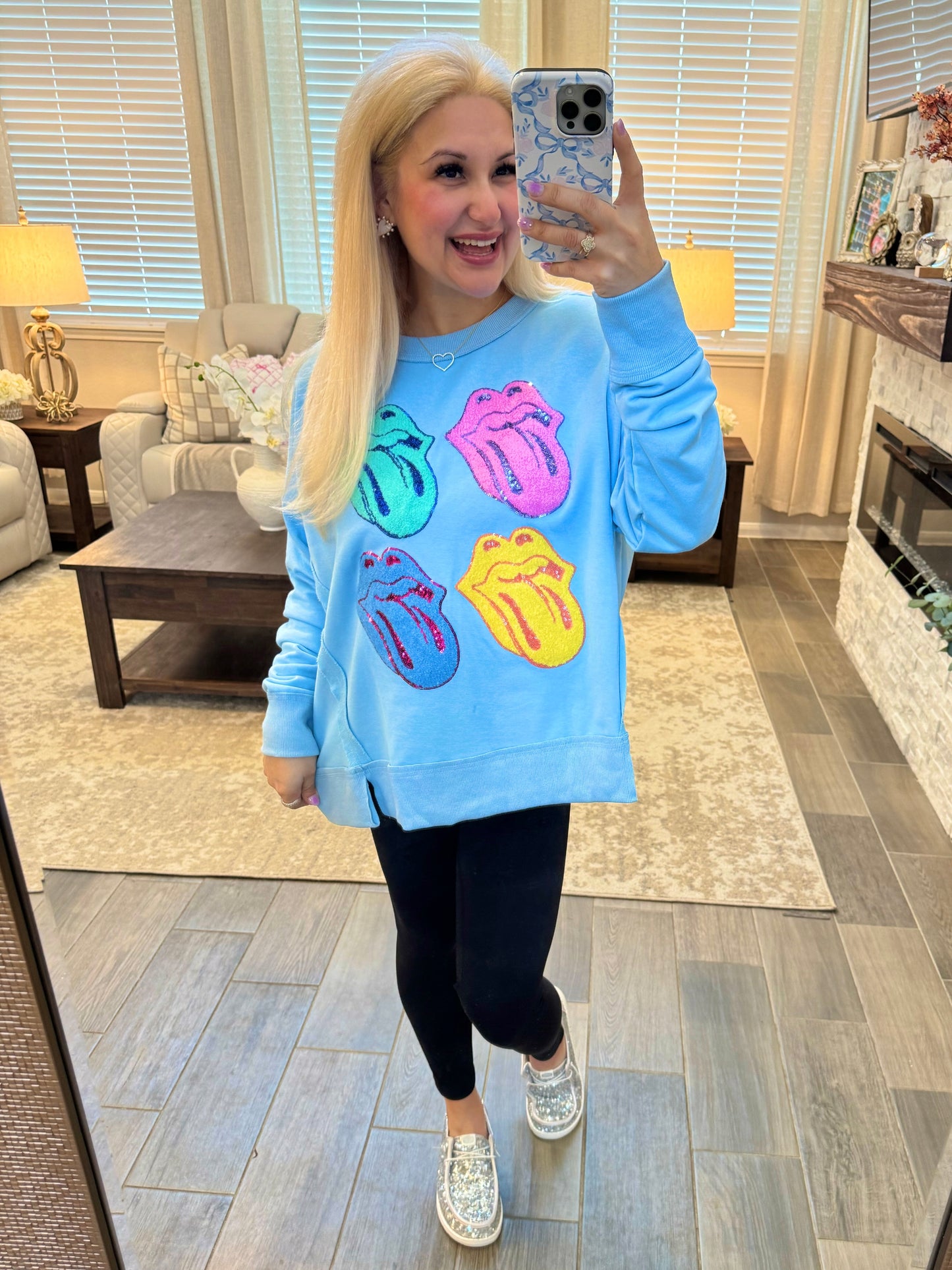 Rolling Stones Baby Blue Pullover