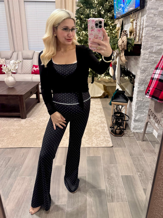 Twilight Black Tie Cardigan