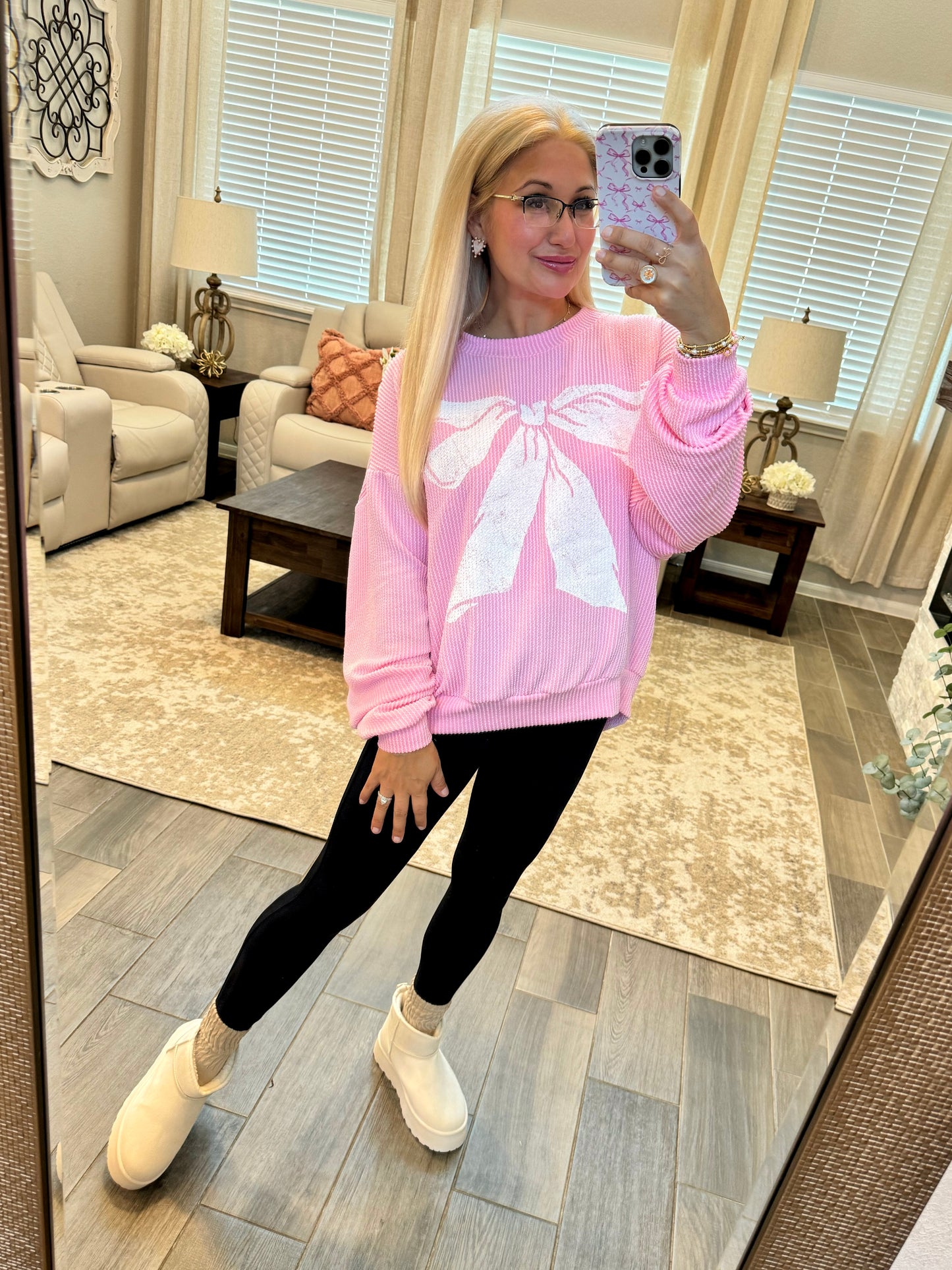 Pretty In Bows Pullover